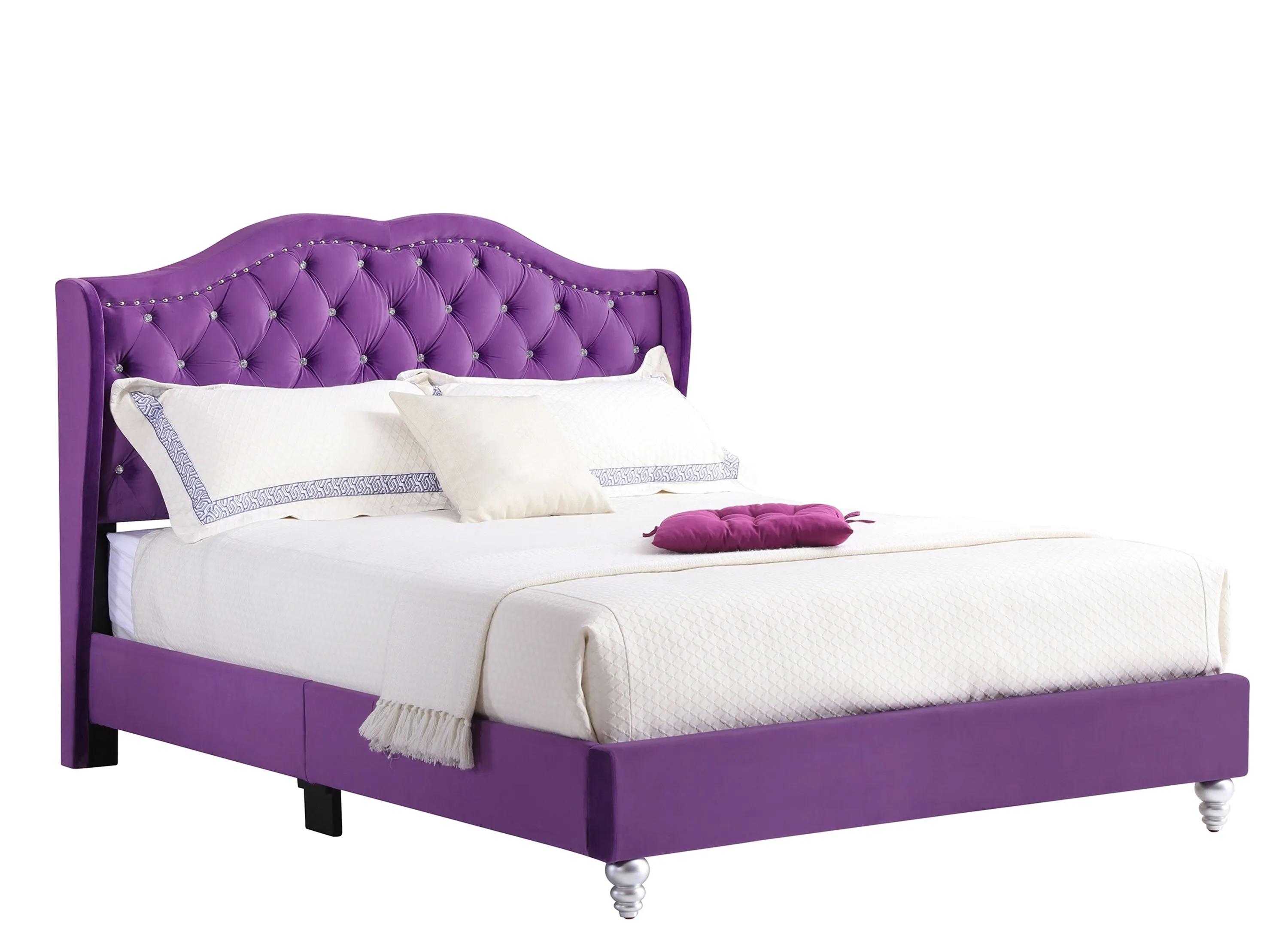Joy Upholstered Panel Bed