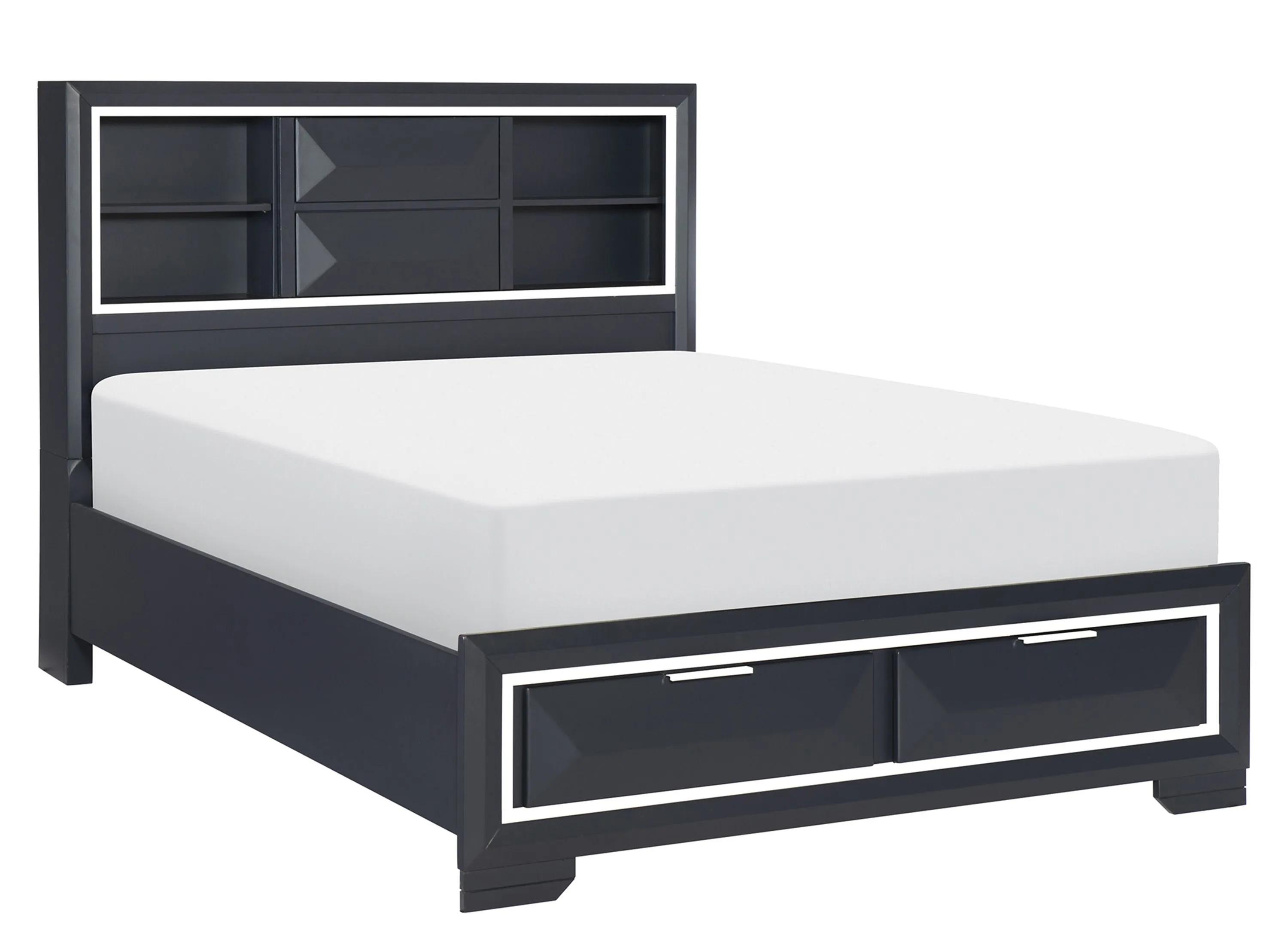 Jocelyn Platform Storage Bed