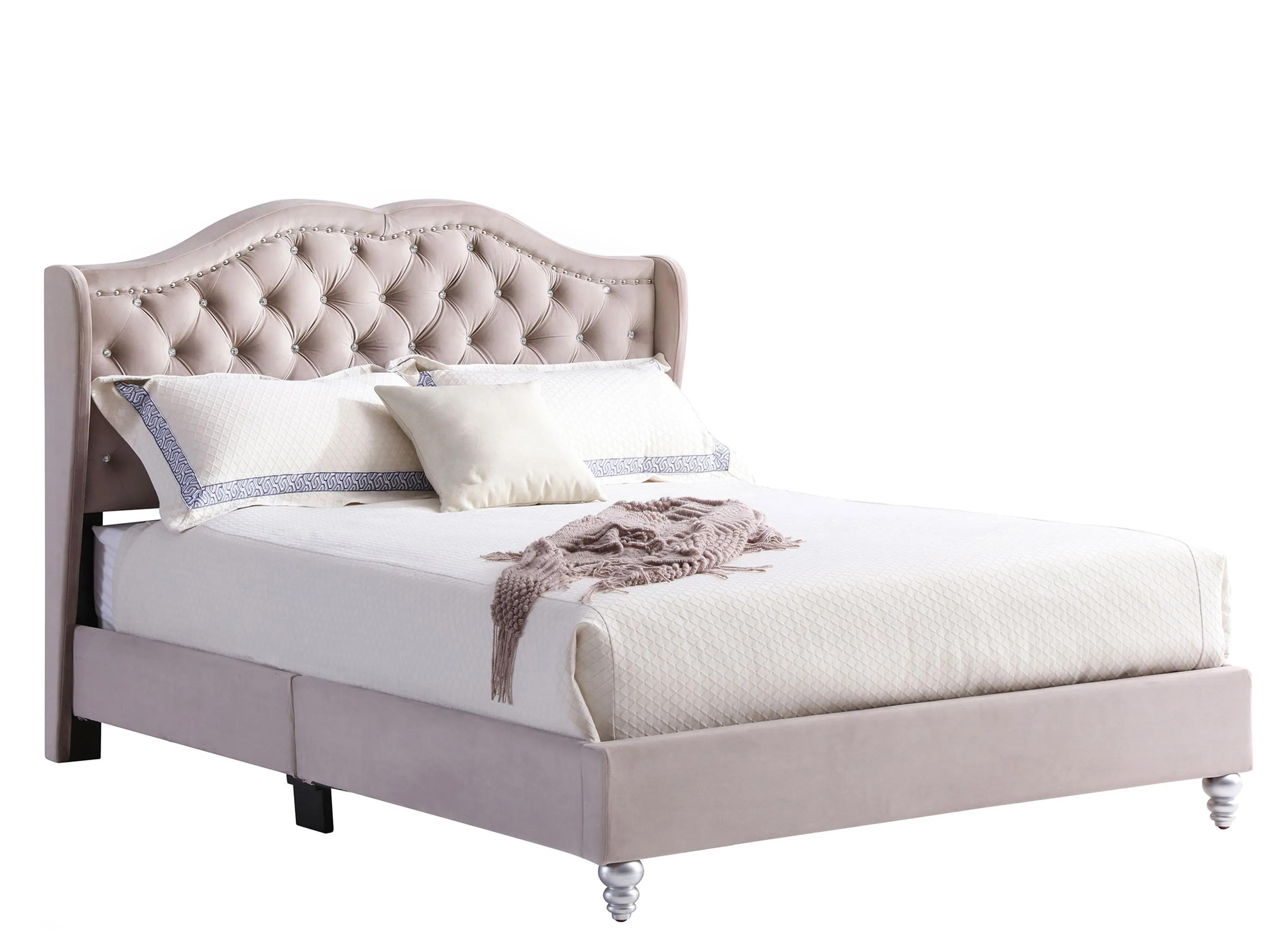 Joy Upholstered Panel Bed