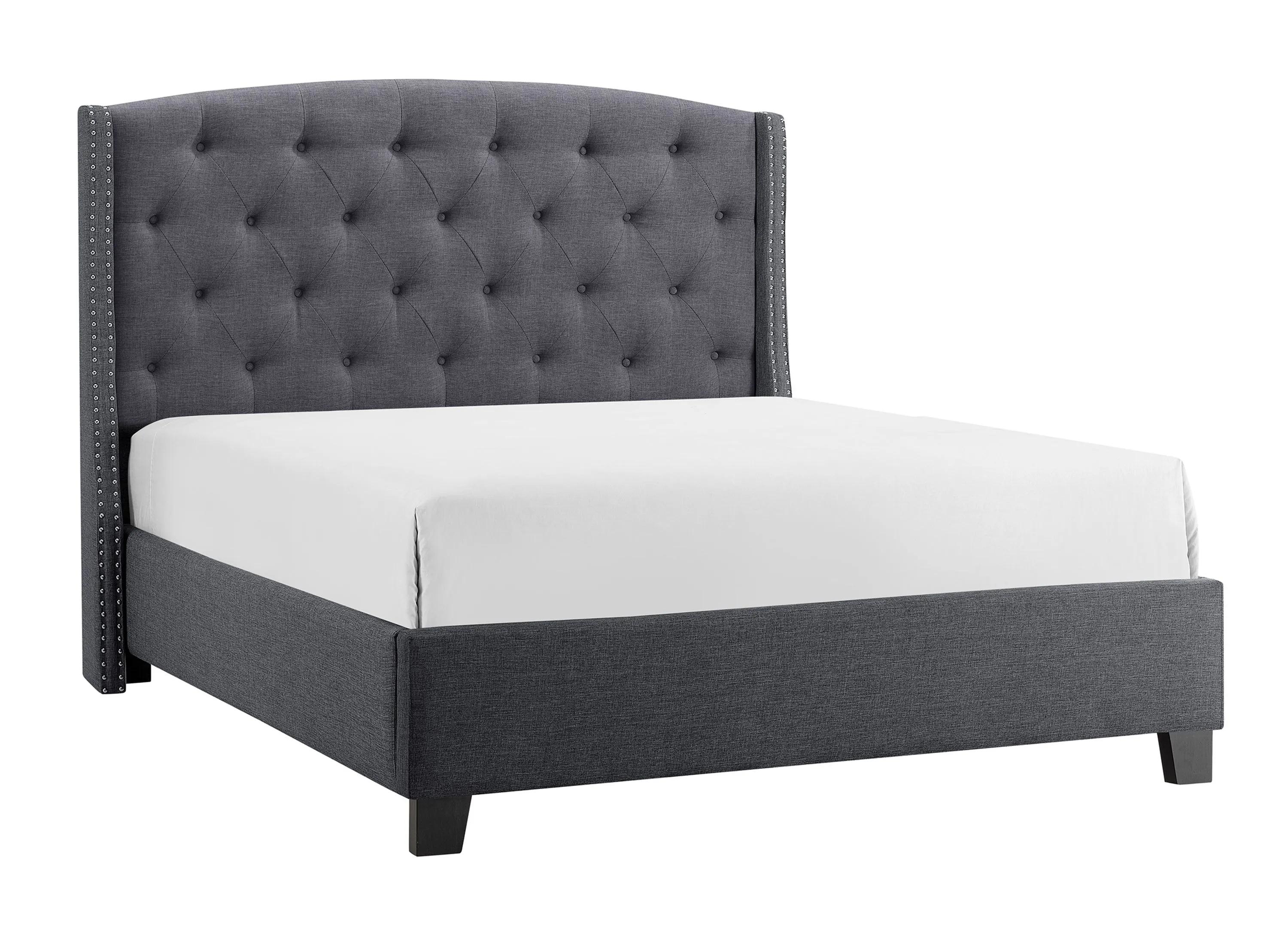Eva Tufted Upholstered Bed