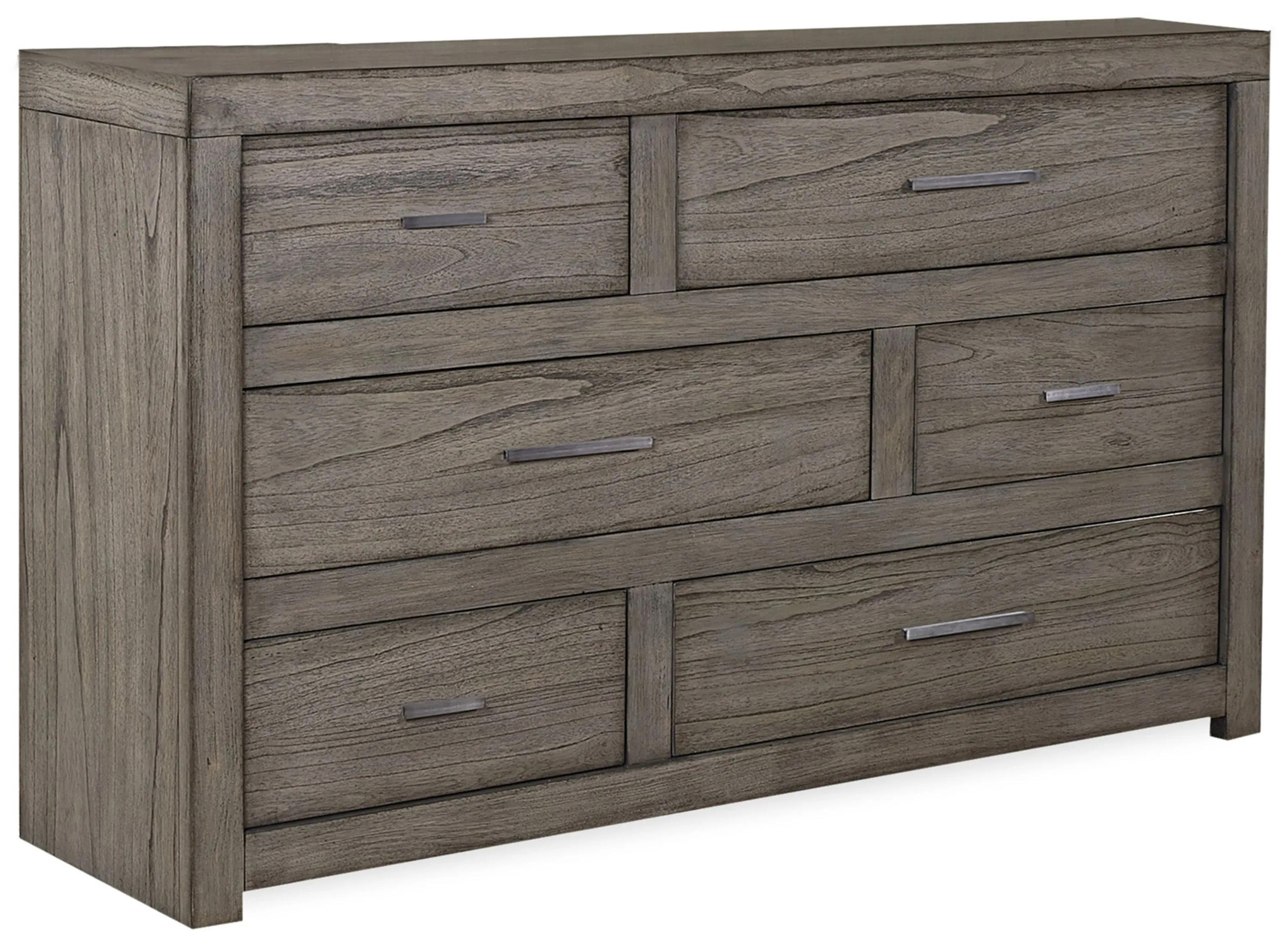 Modern Loft 6 Drawer Dresser