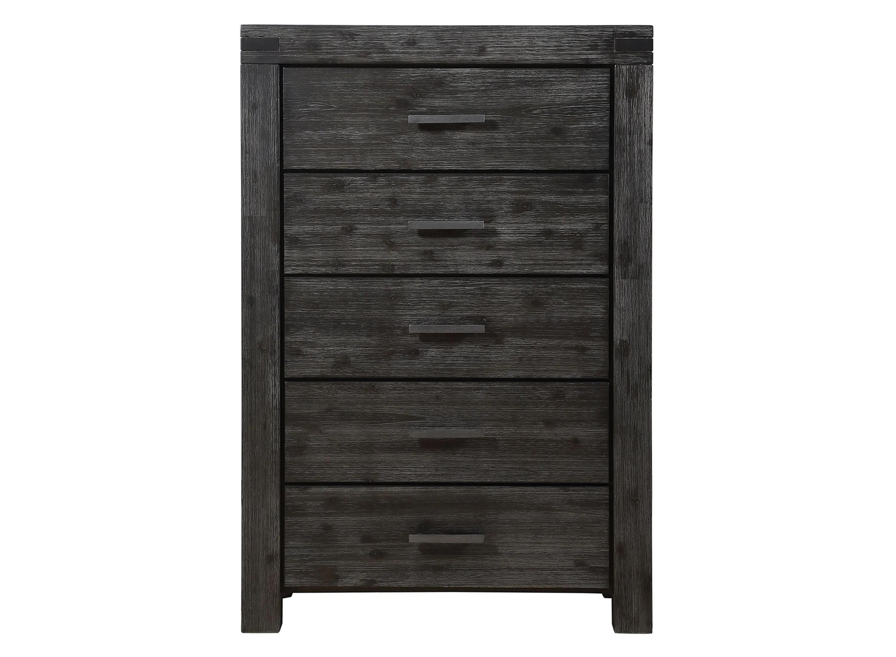 Meadow Five Drawer Solid Wood Chest