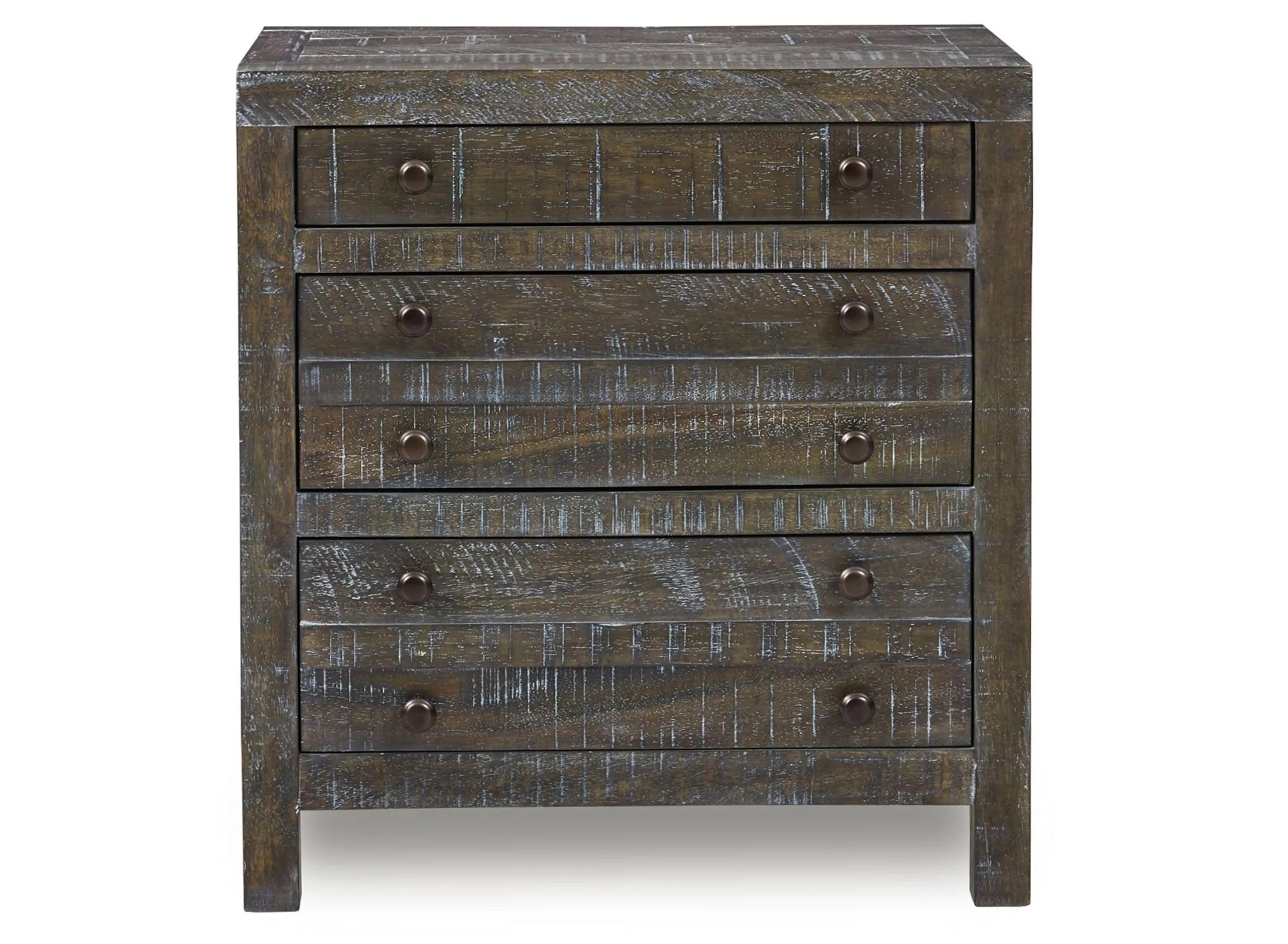 Townsend Solid Wood Three Drawer Nighstand
