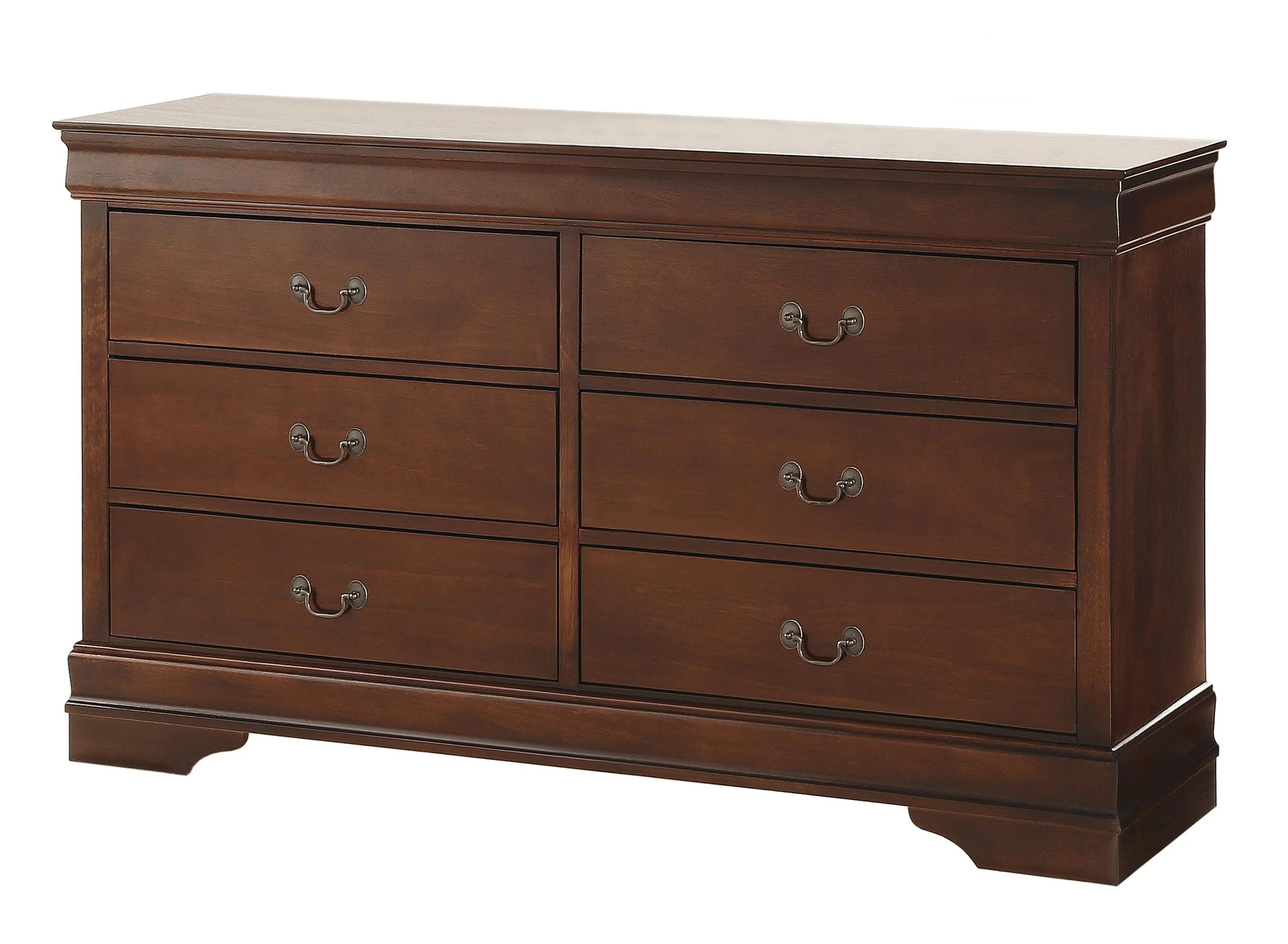 Mayville Brown Cherry Dresser