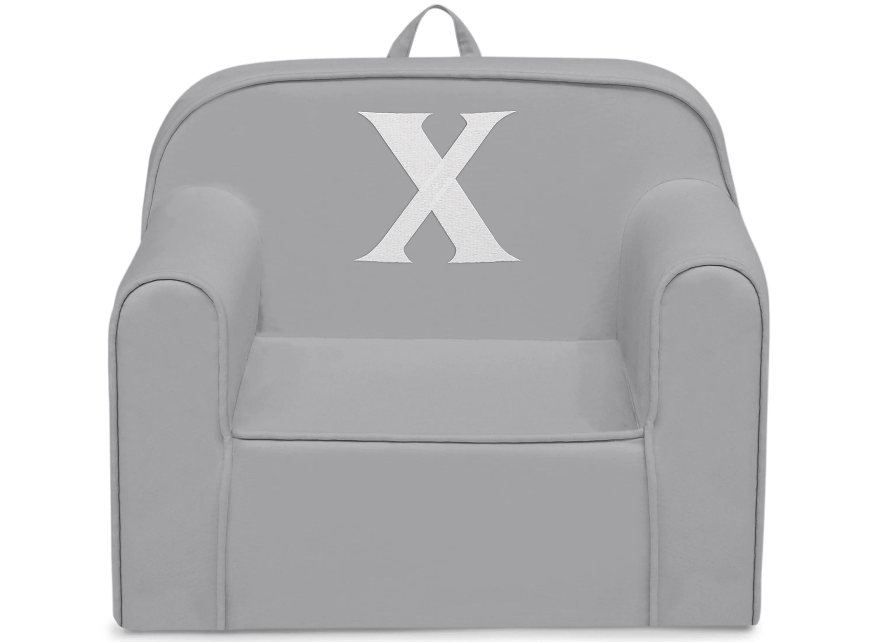 Cozee Monogrammed Chair Letter X