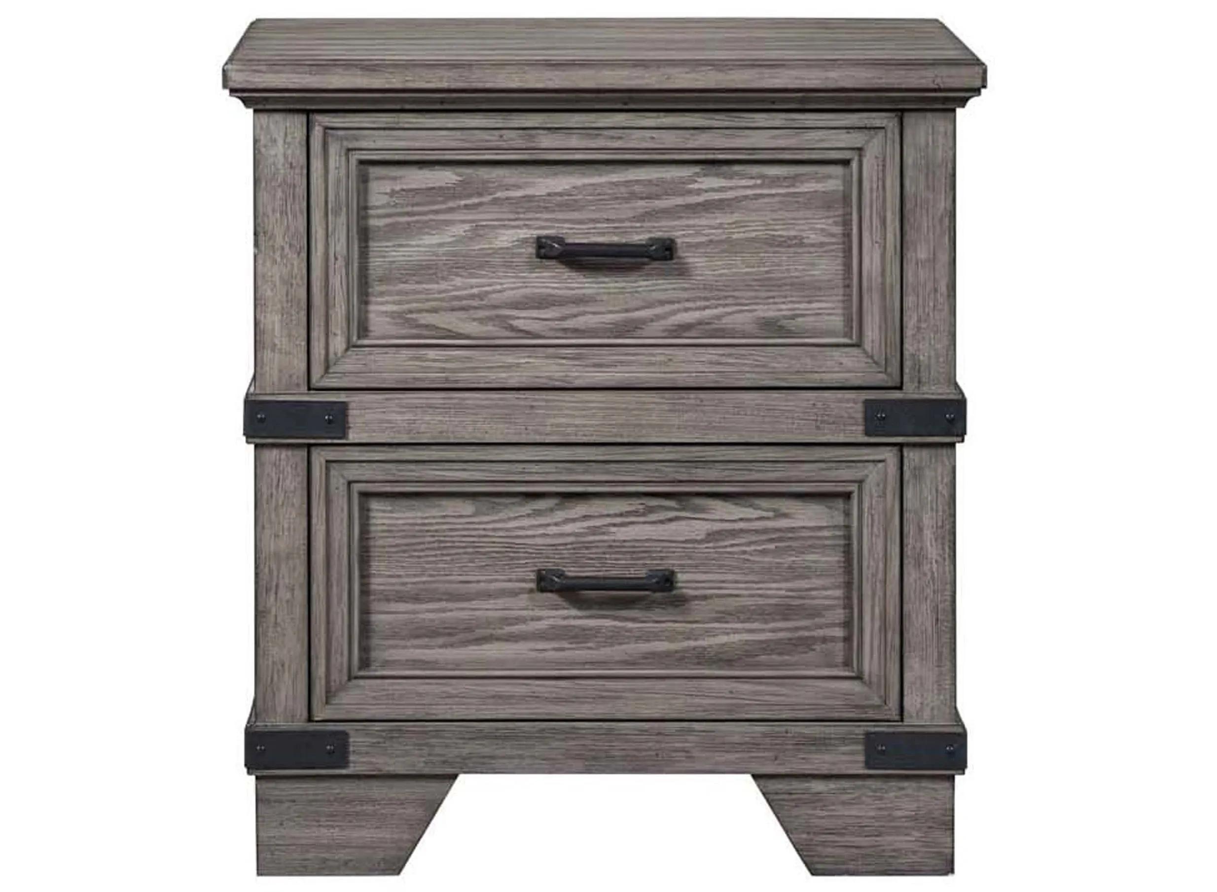 Forge 2-Drawer Bedroom Nightstand