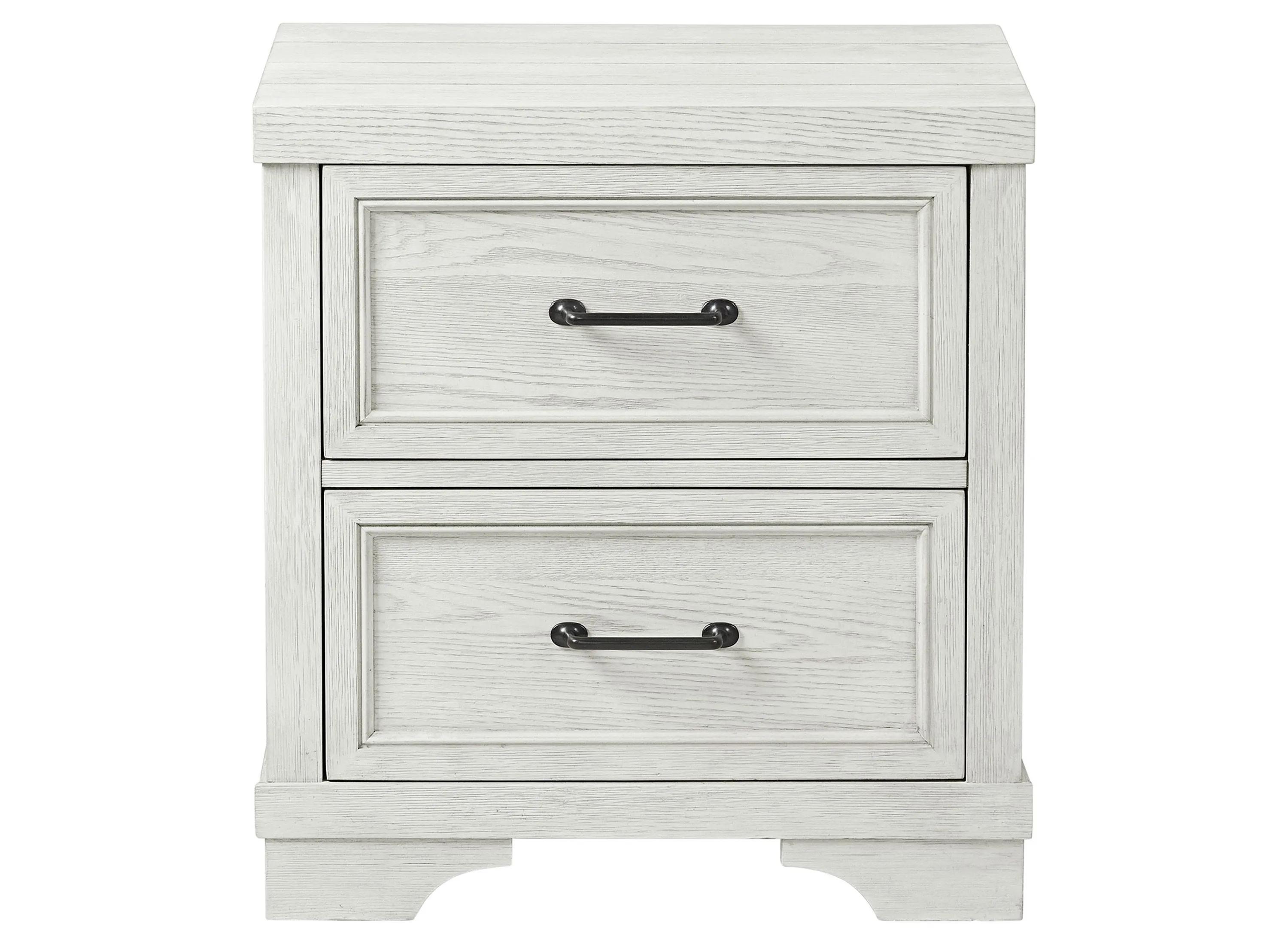 WESTWOOD DESIGN Foundry 2-Drawer Nightstand, One Size, White