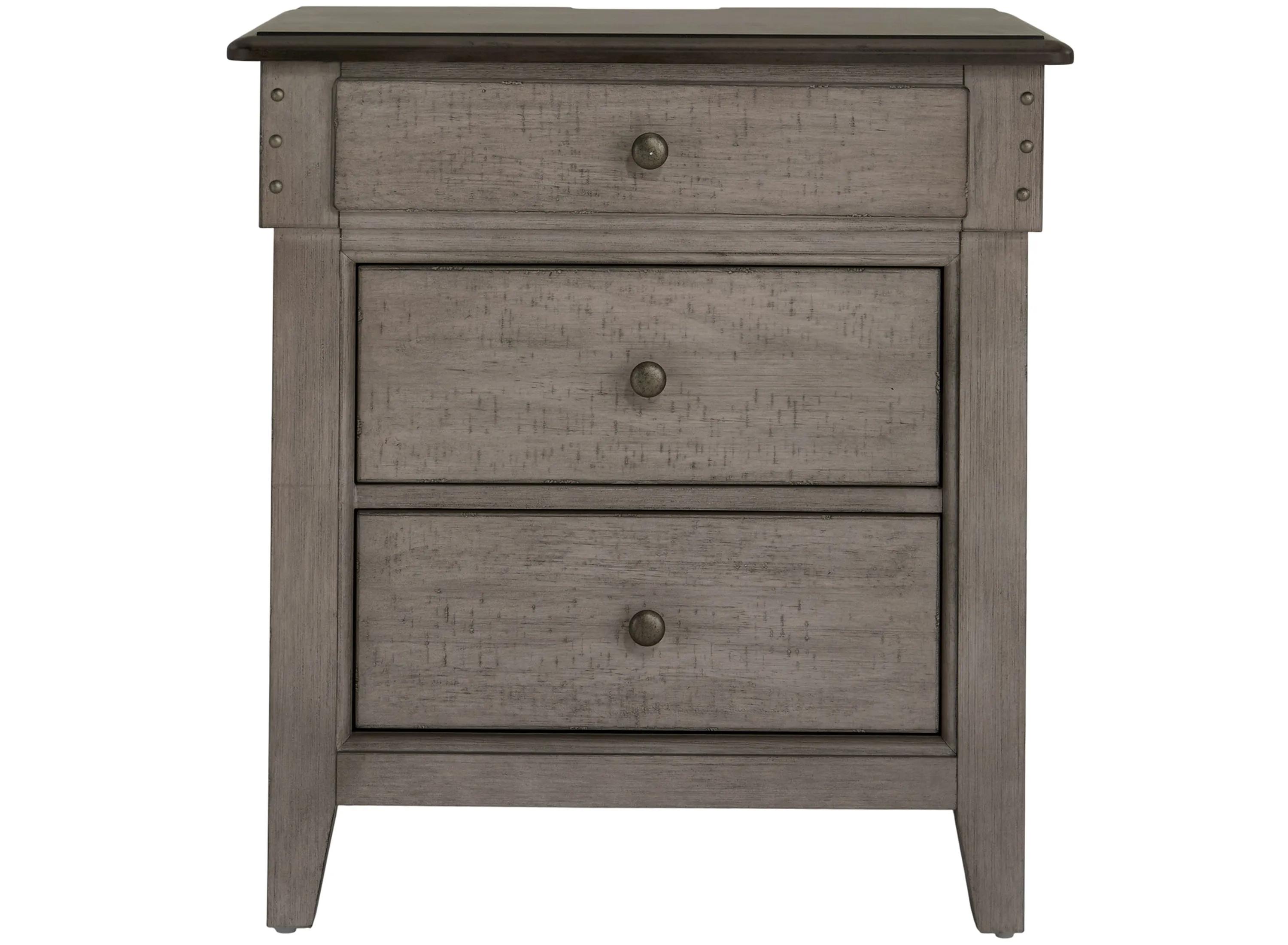 Fern Hollow Weathered Linen And Dusty Taupe Panel Bedroom Set