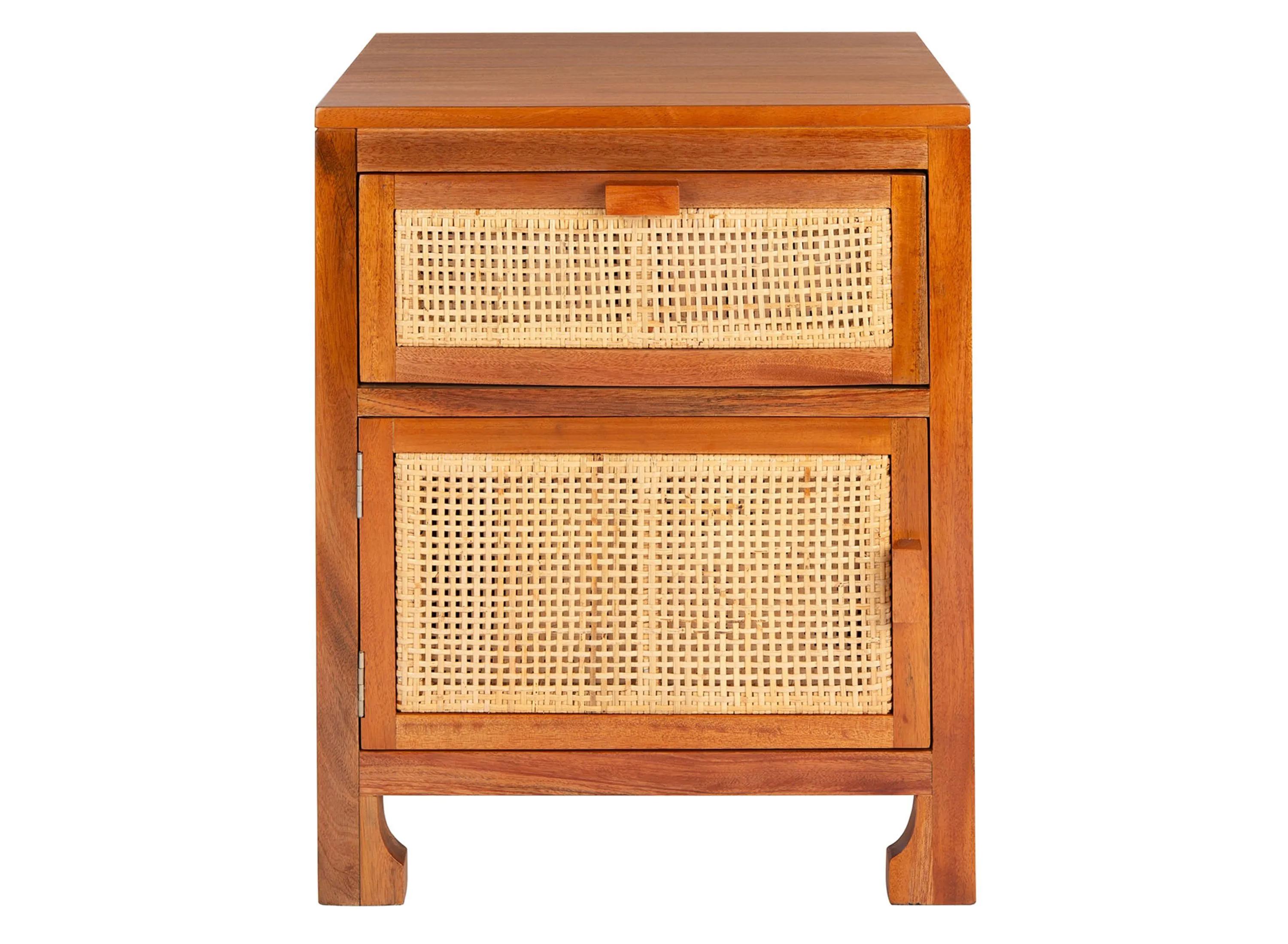 Safavieh Dave Drawer 1-Door Nightstand - Brown