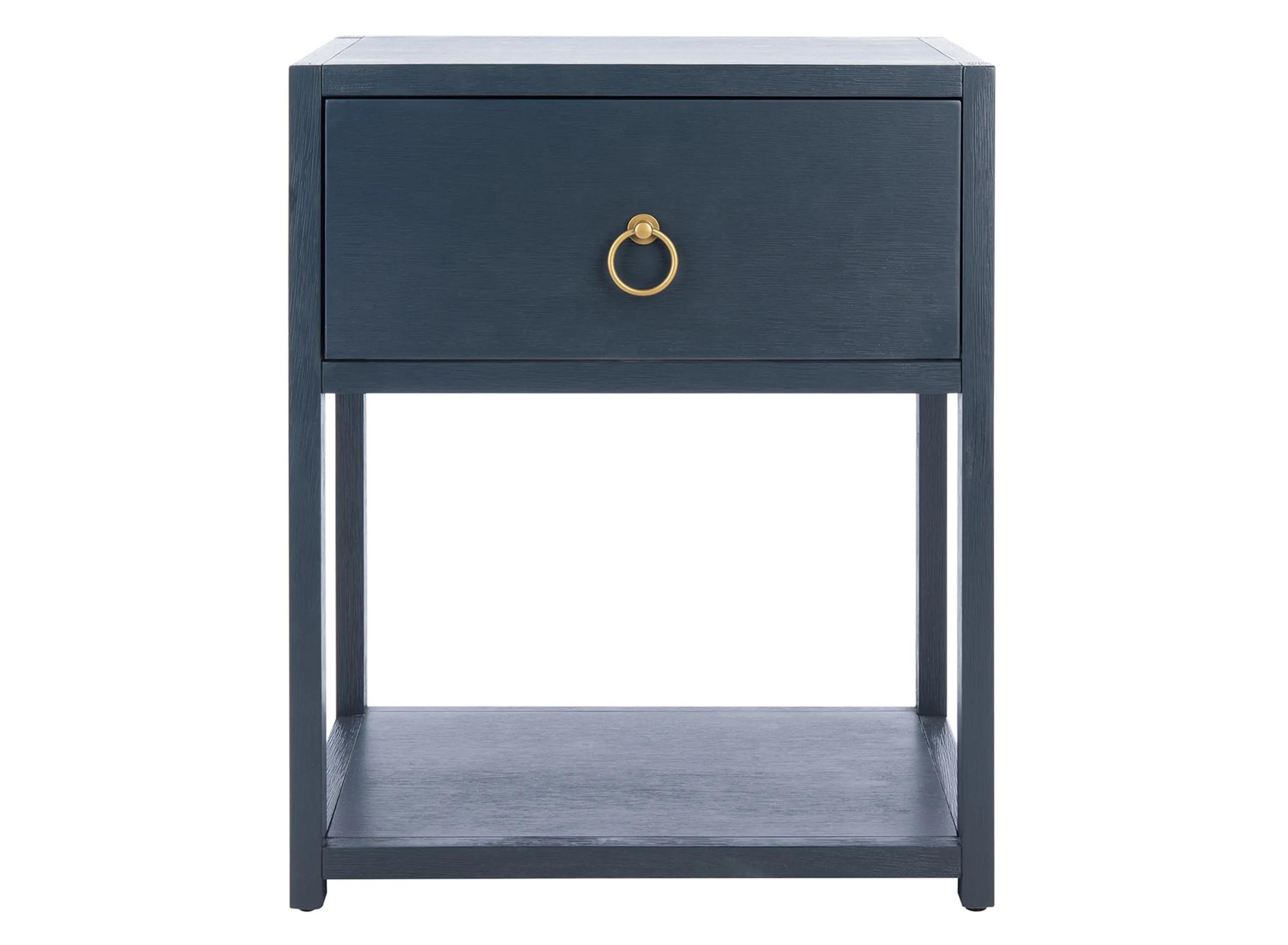 Safavieh Yudi 1-Drawer Single Shelf Nightstand - White