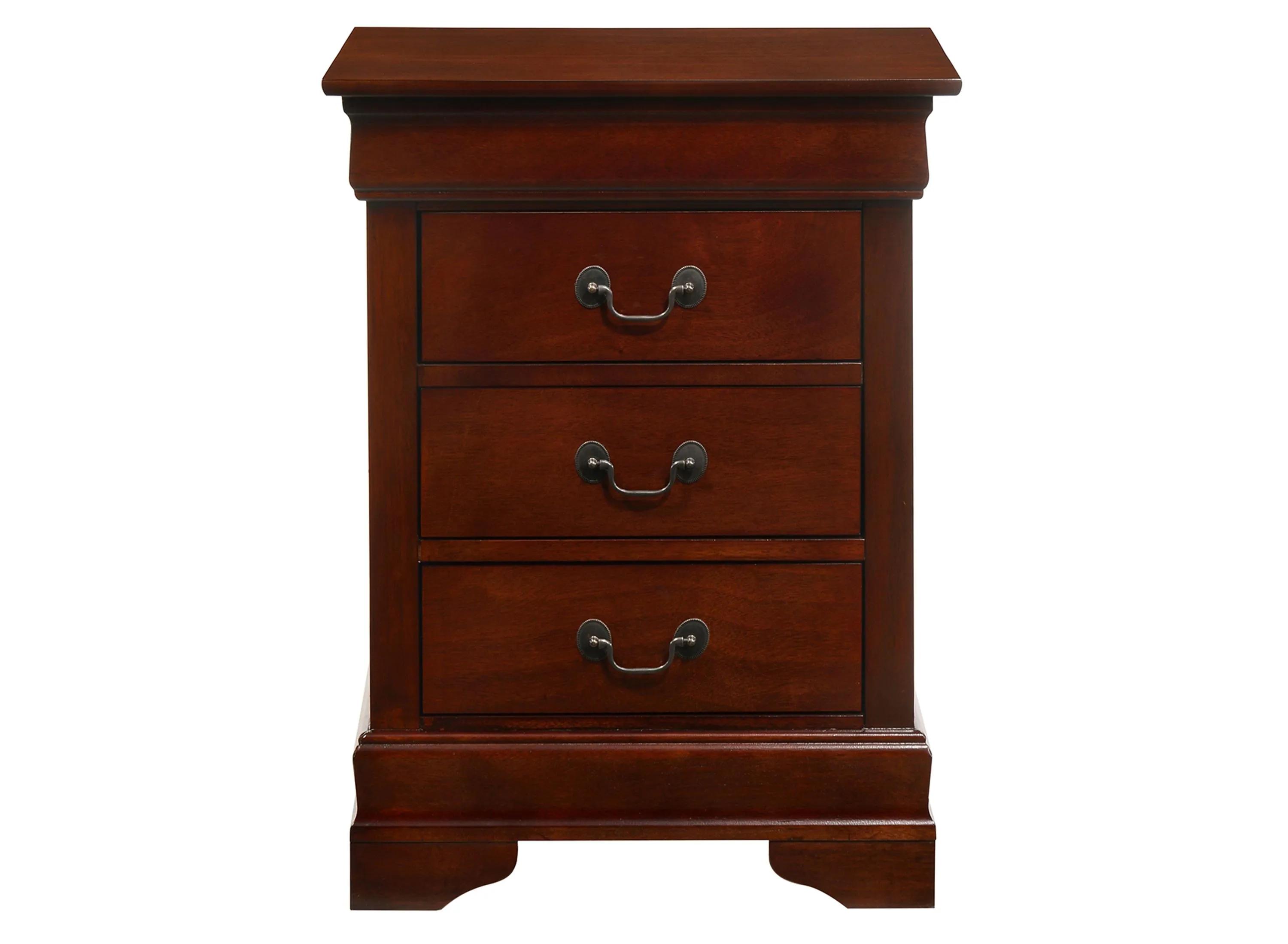 Rossie 3-Drawer Nightstand