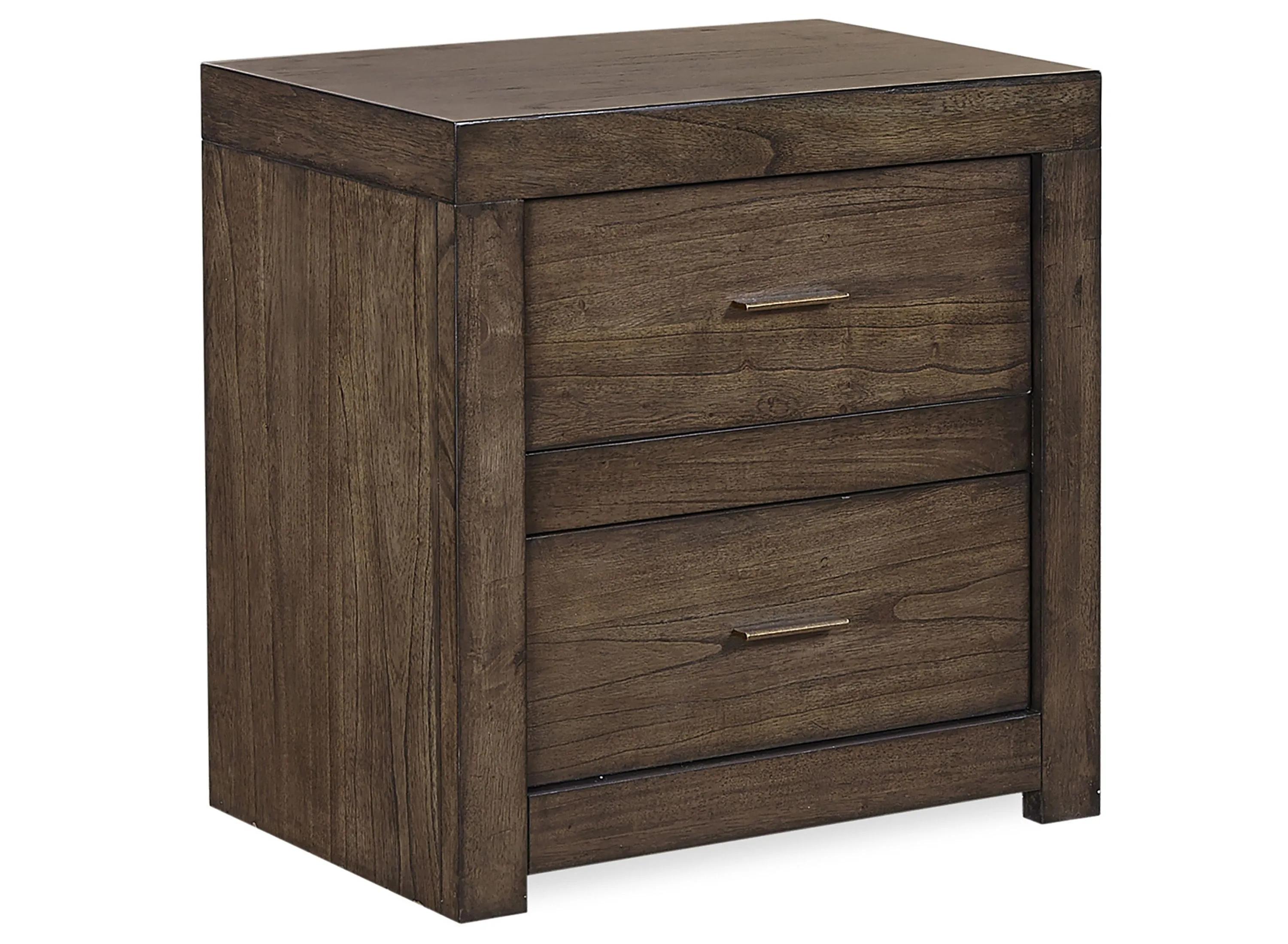 Modern Loft 2 Drawer Nightstand