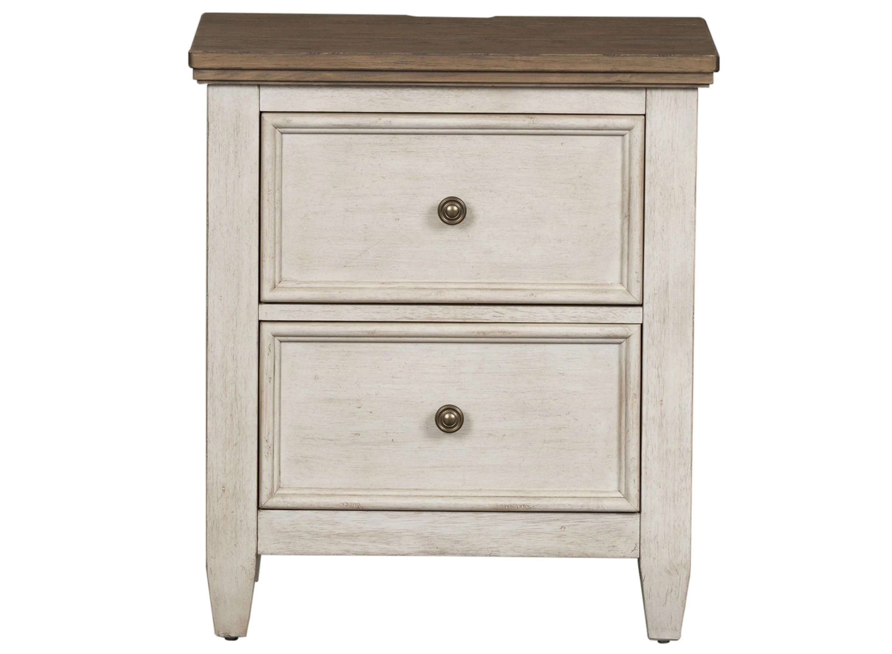Magnolia Park Nightstand w/Charging Station