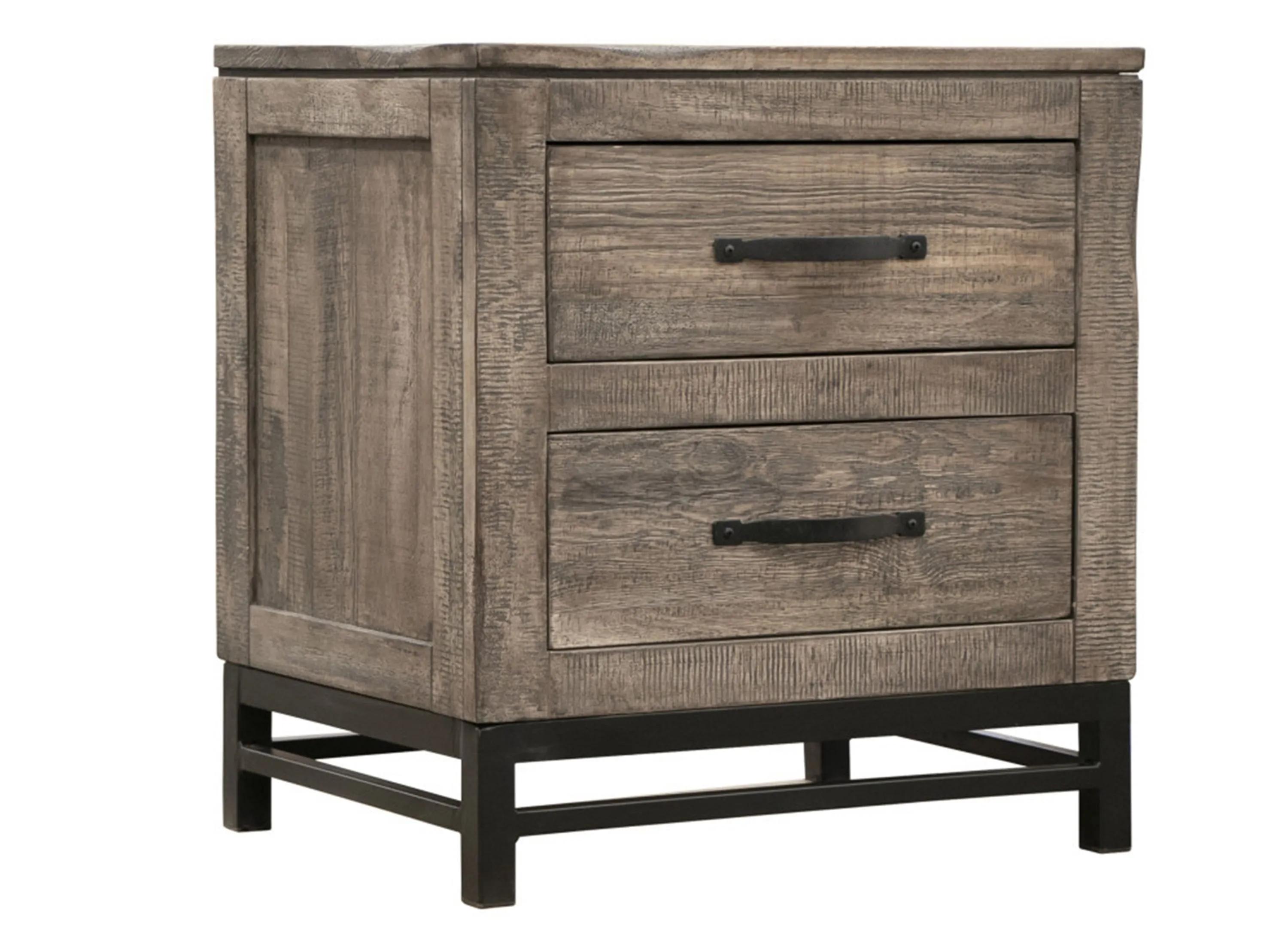Blacksmith 2 Drawer Nightstand