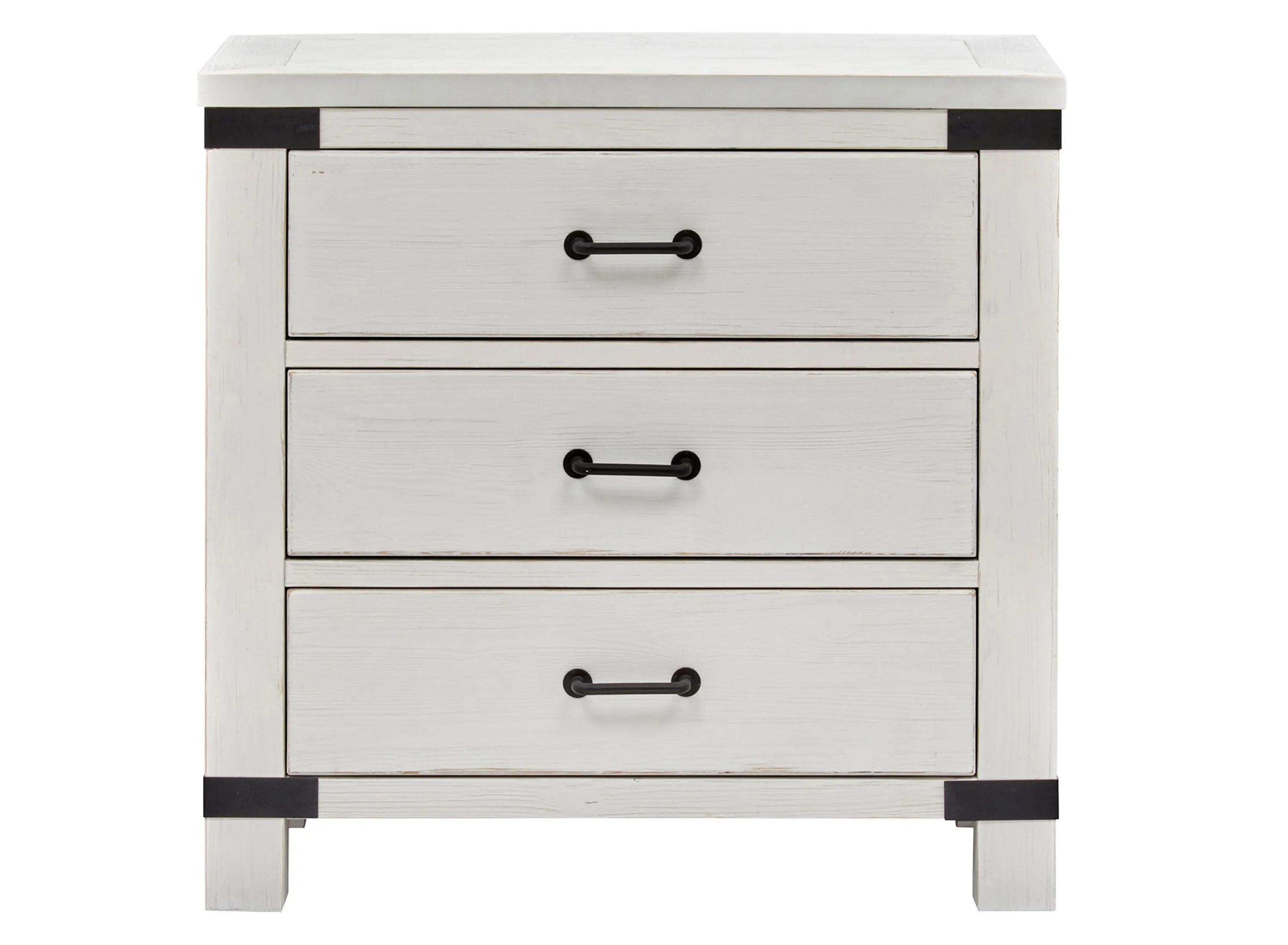 Harper Springs Nightstand w/Metal Accent