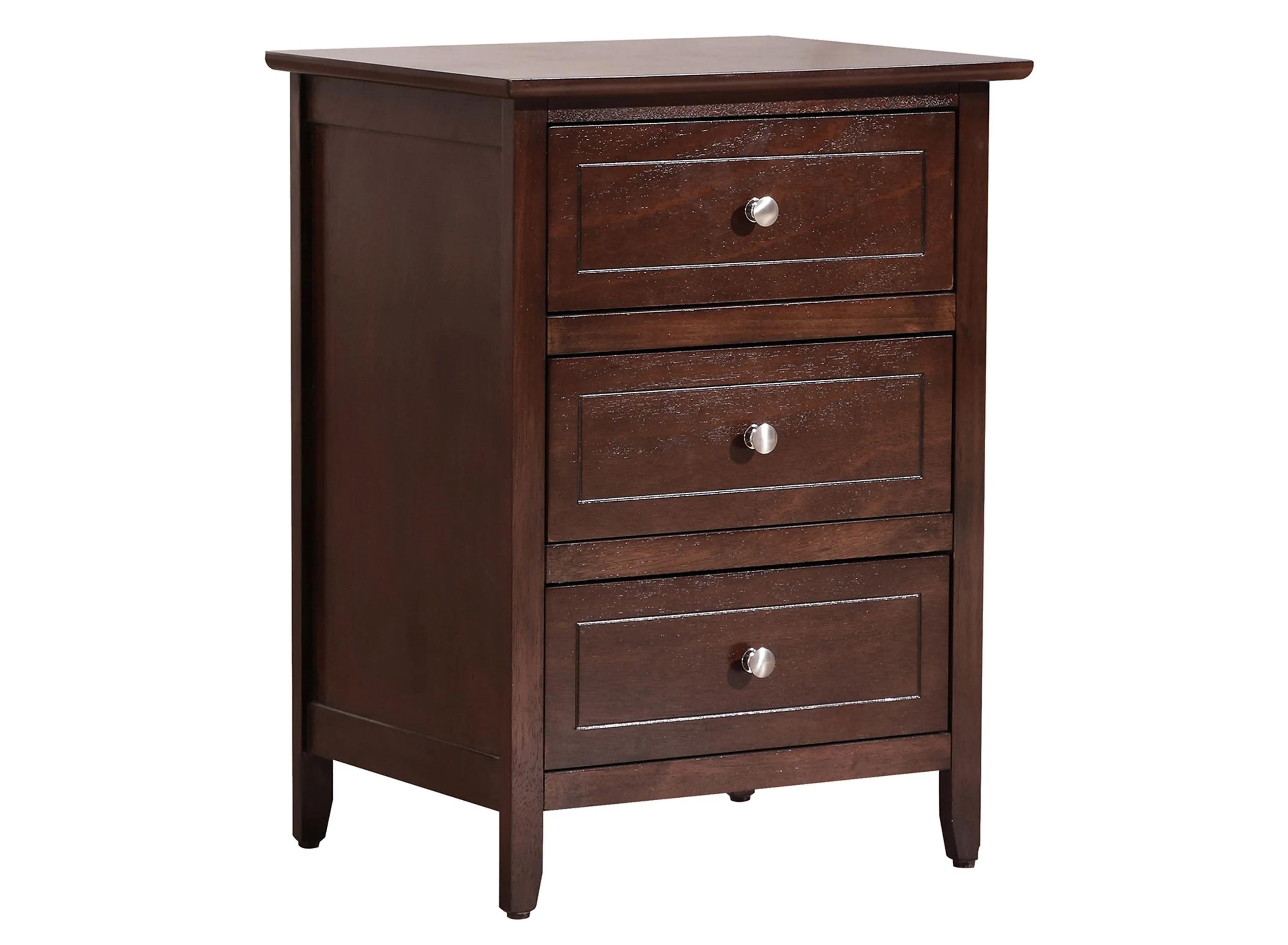 516213120 Daniel 3 Drawer Nightstand sku 516213120