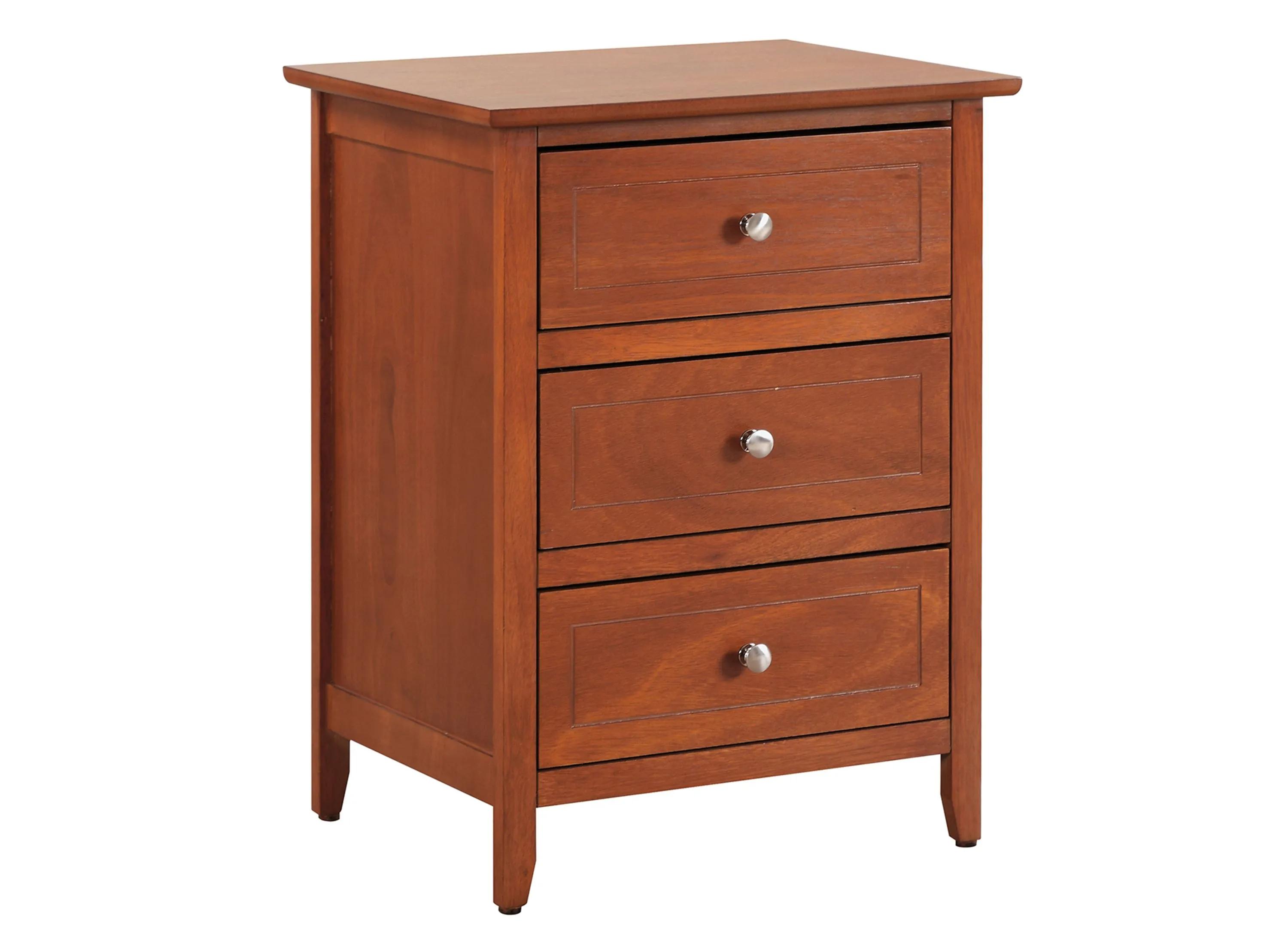 Daniel 3 Drawer Nightstand