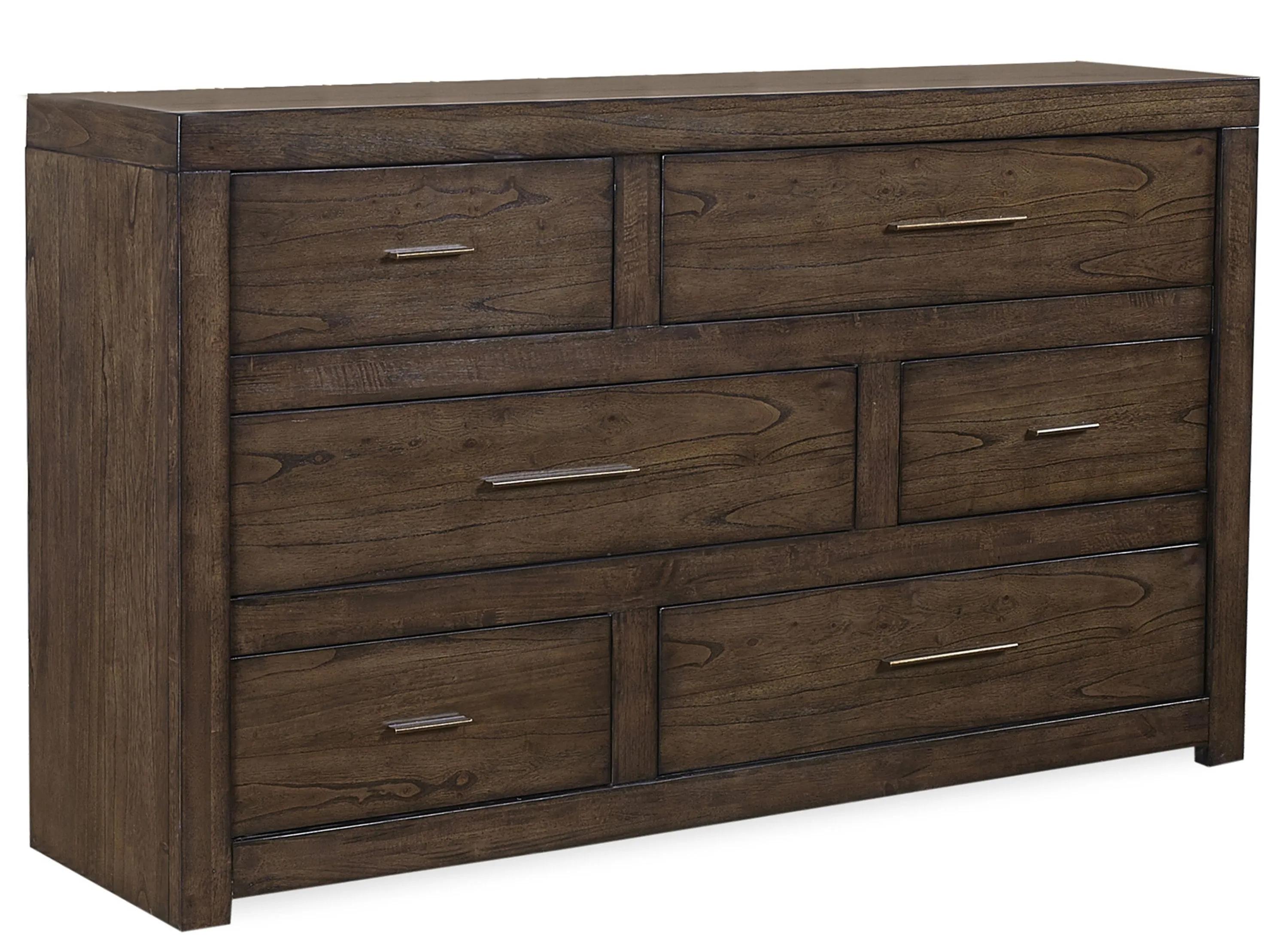 Modern Loft 6 Drawer Dresser