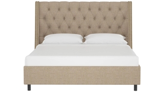 Sheridan Wingback Platform Bed
