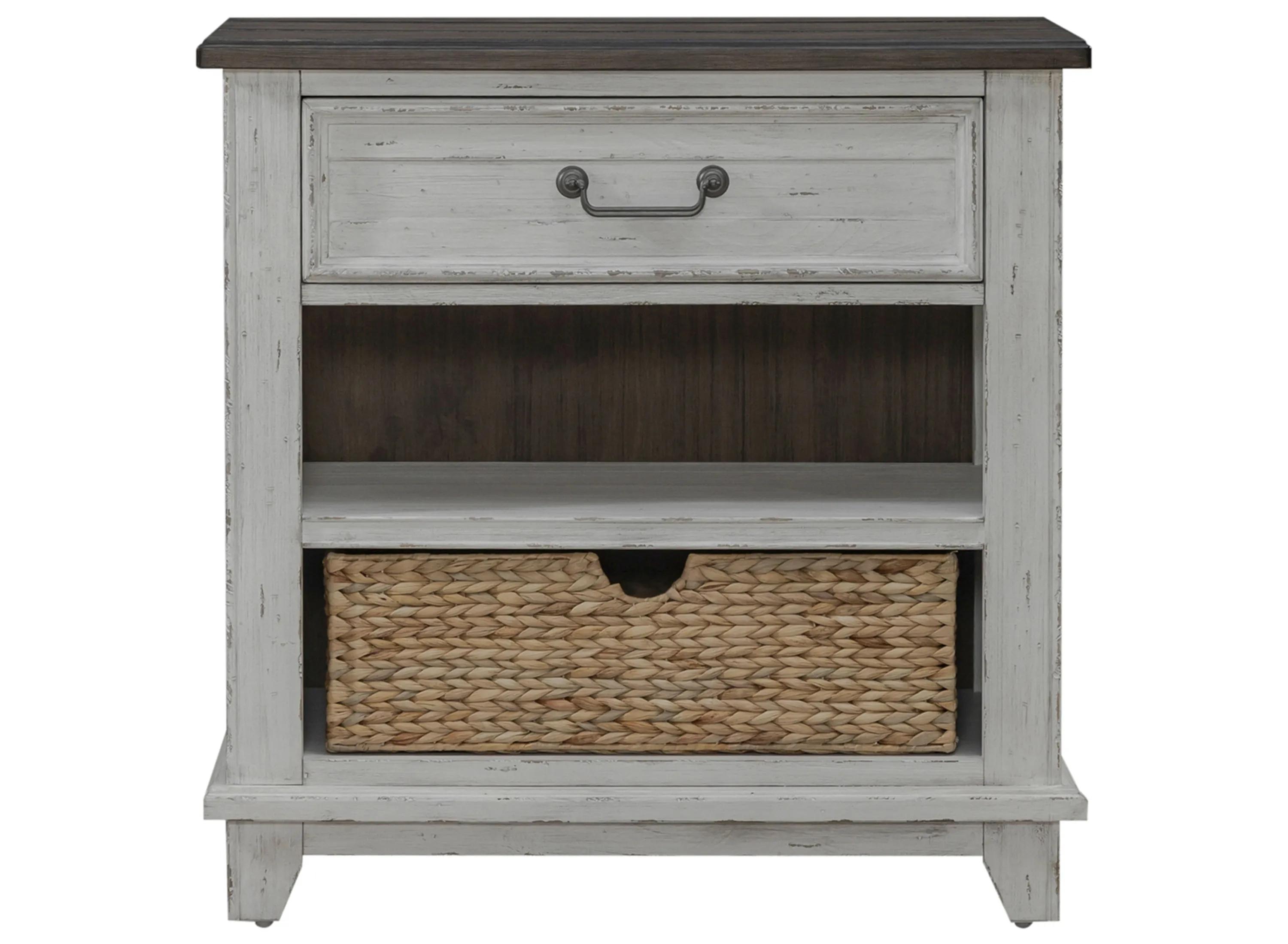 River Place Bedside Chest w/ Charging Station