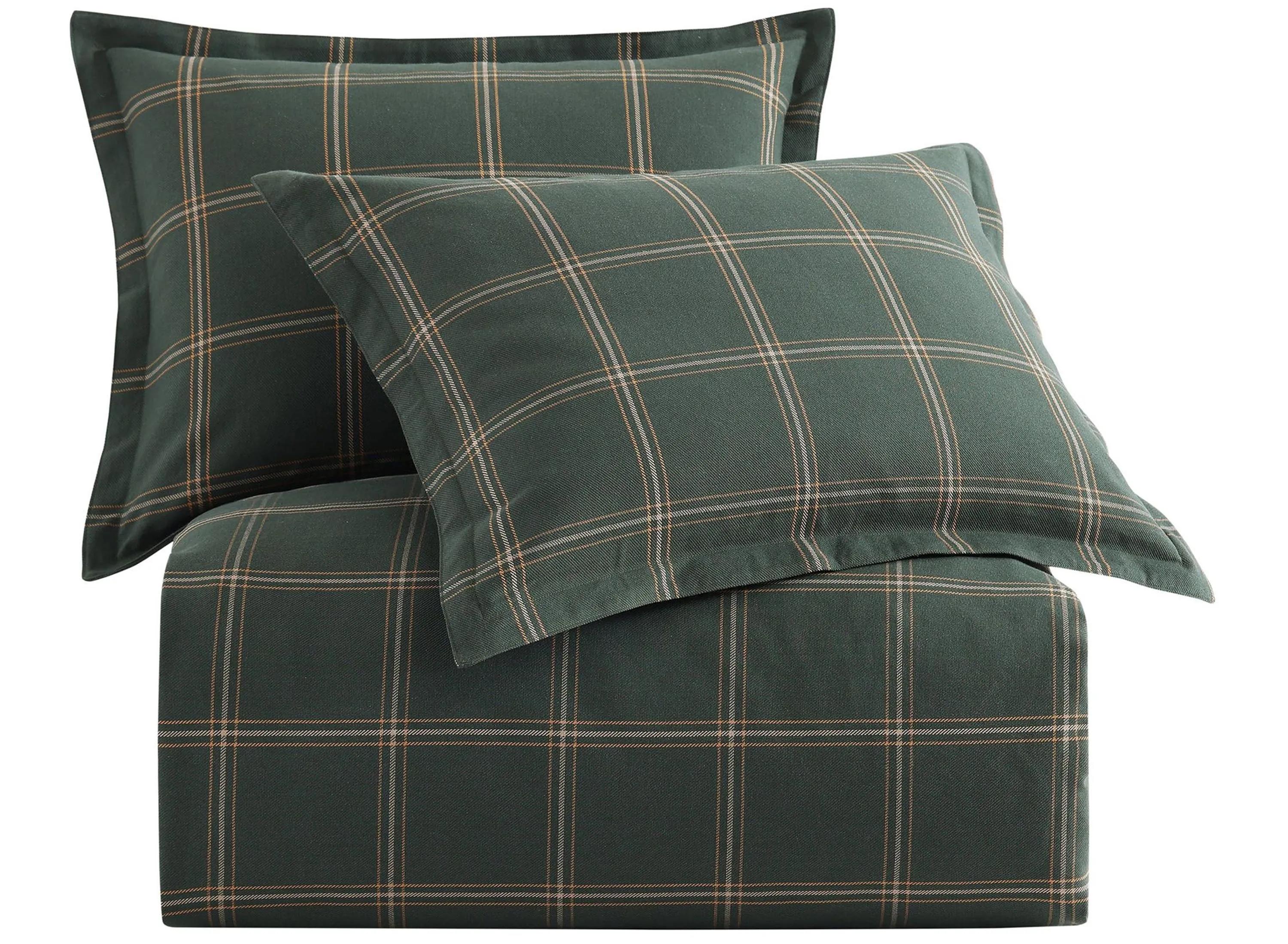 HiEnd Accents Windowpane Plaid Duvet Cover Set - King
