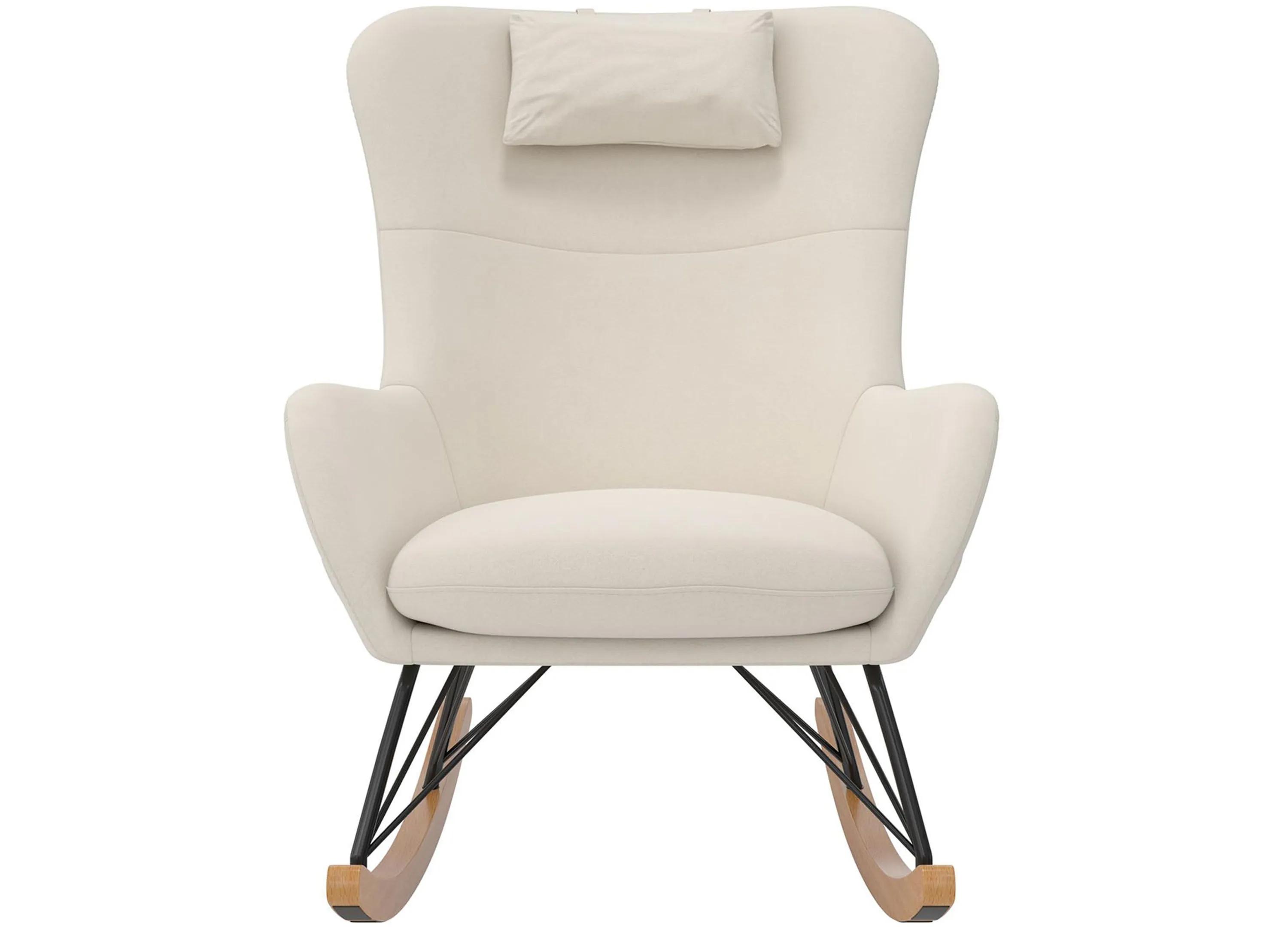 Robbie Rocker Accent Chair with Storage Pockets