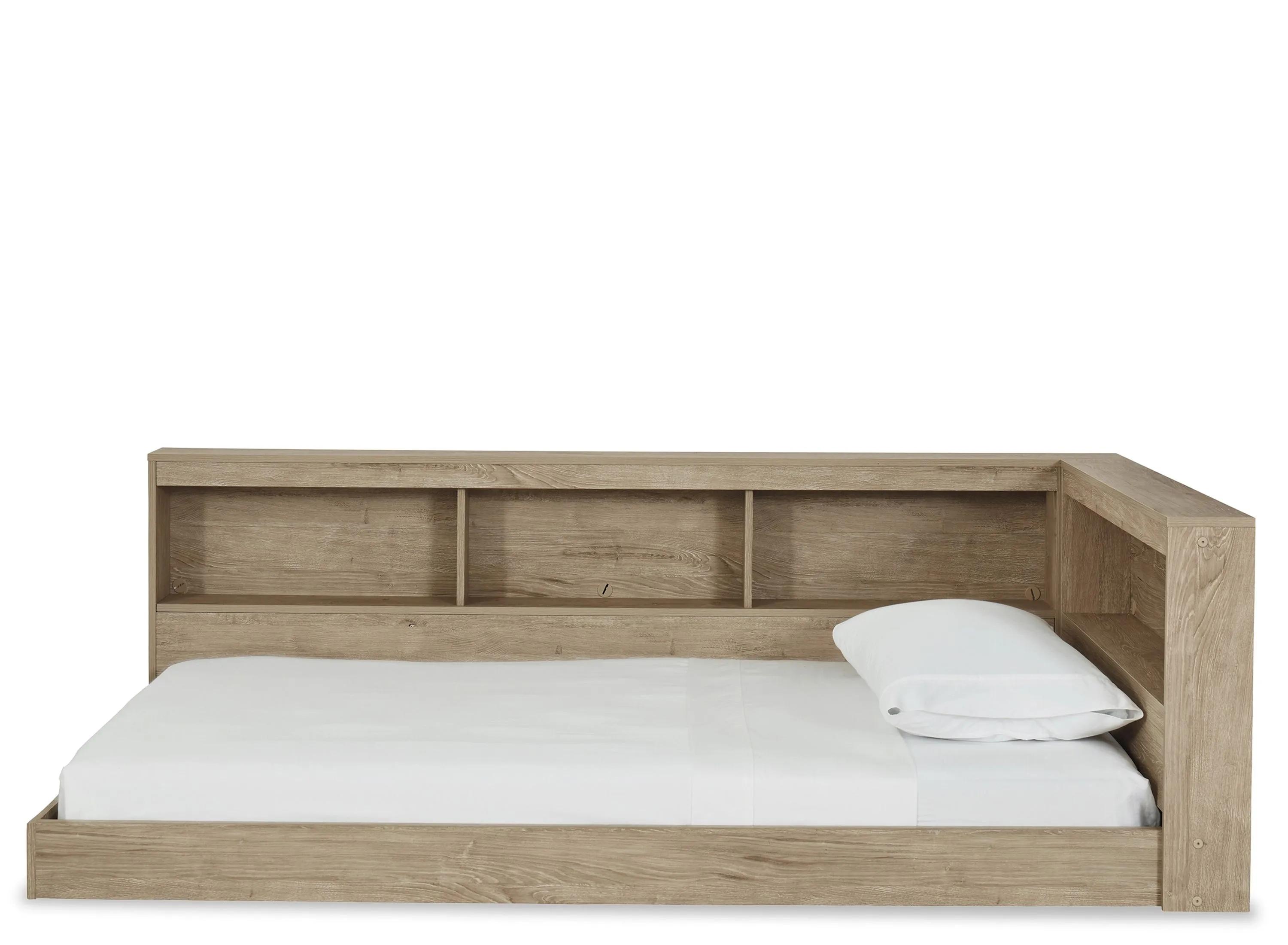 Oliah Bookcase Storage Bed