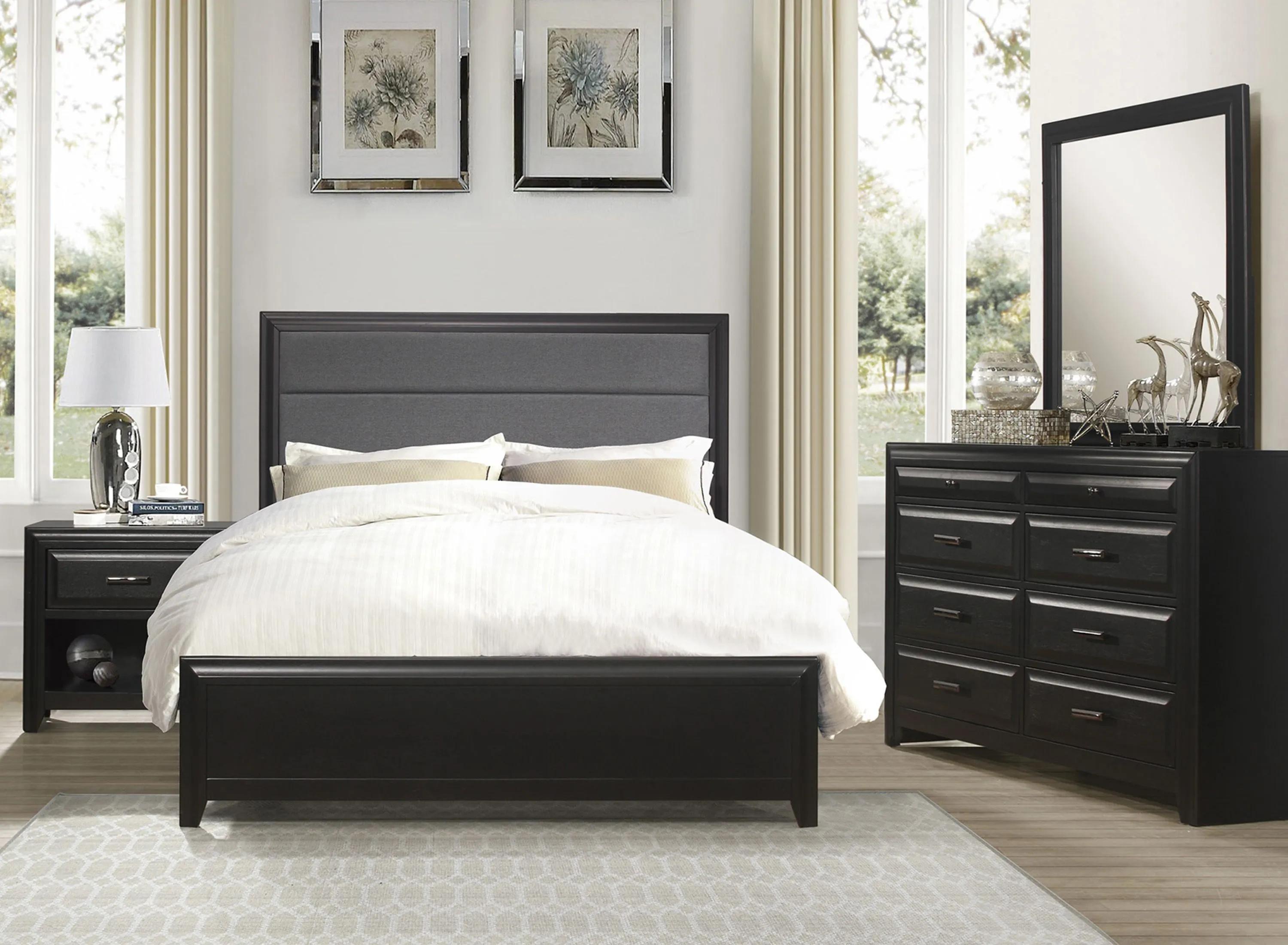 Sandpoint 4-pc. Upholstered Panel Bedroom Set