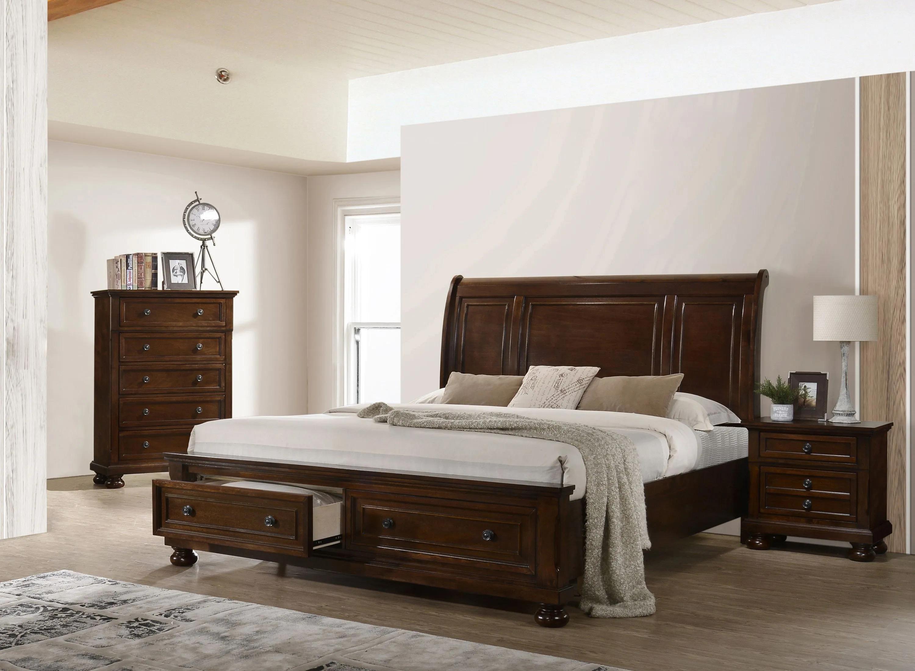 574189000 Meade 3-pc. Sleigh Storage Bedroom Set sku 574189000