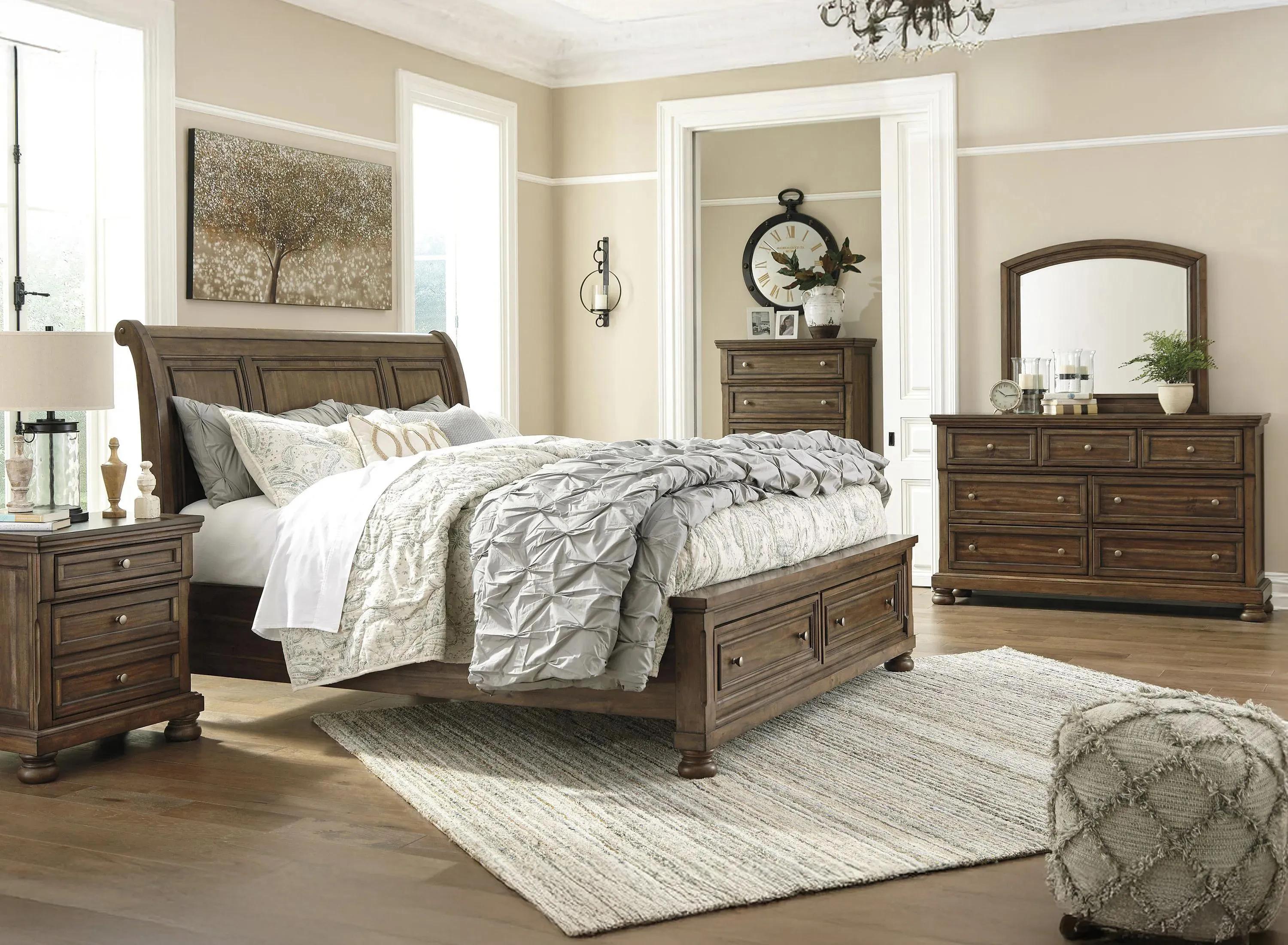 4PC CKG STORAGE SLEIGH BDRM