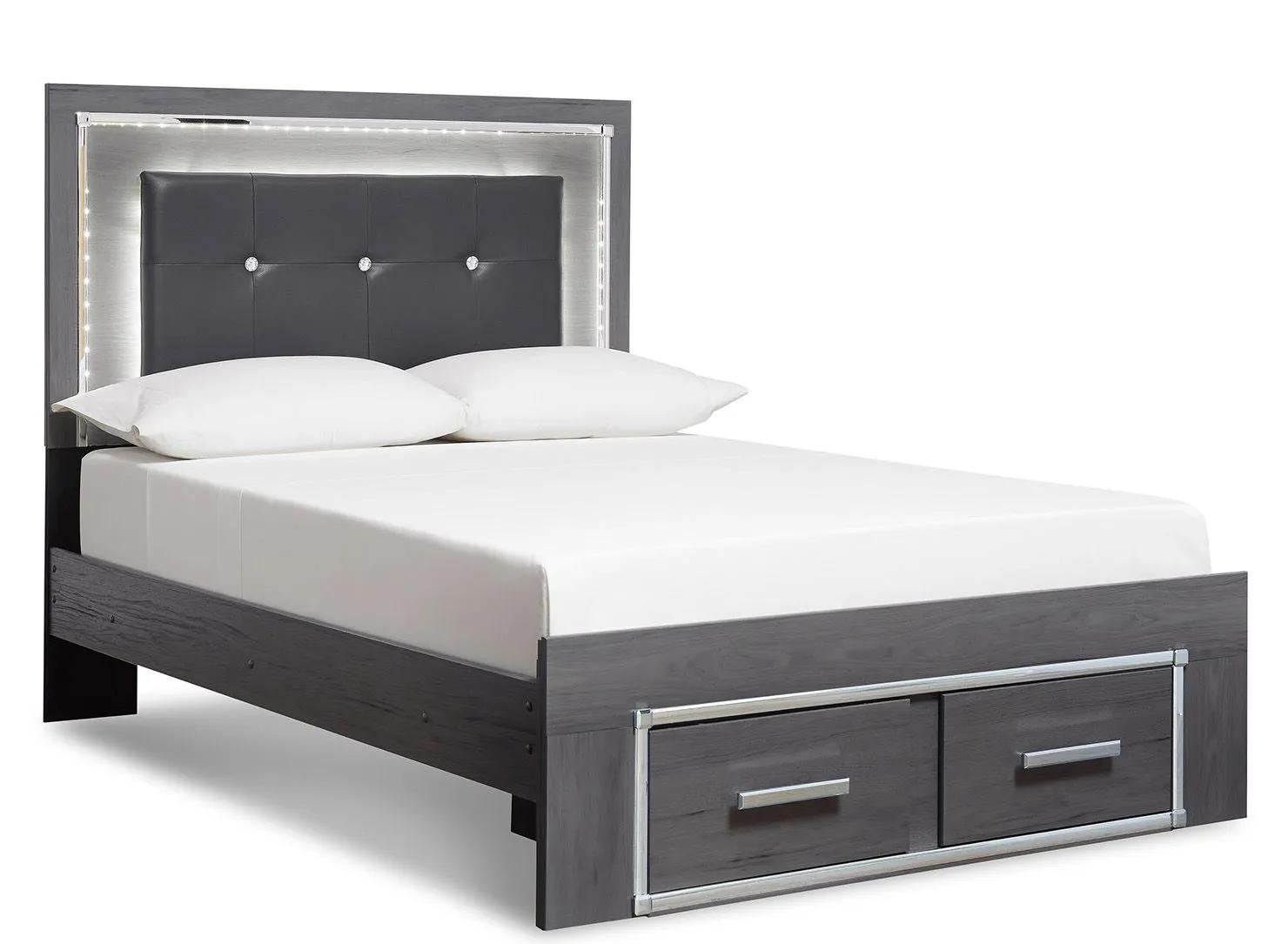 589244121 Lodanna Panel Bed with Storage sku 589244121