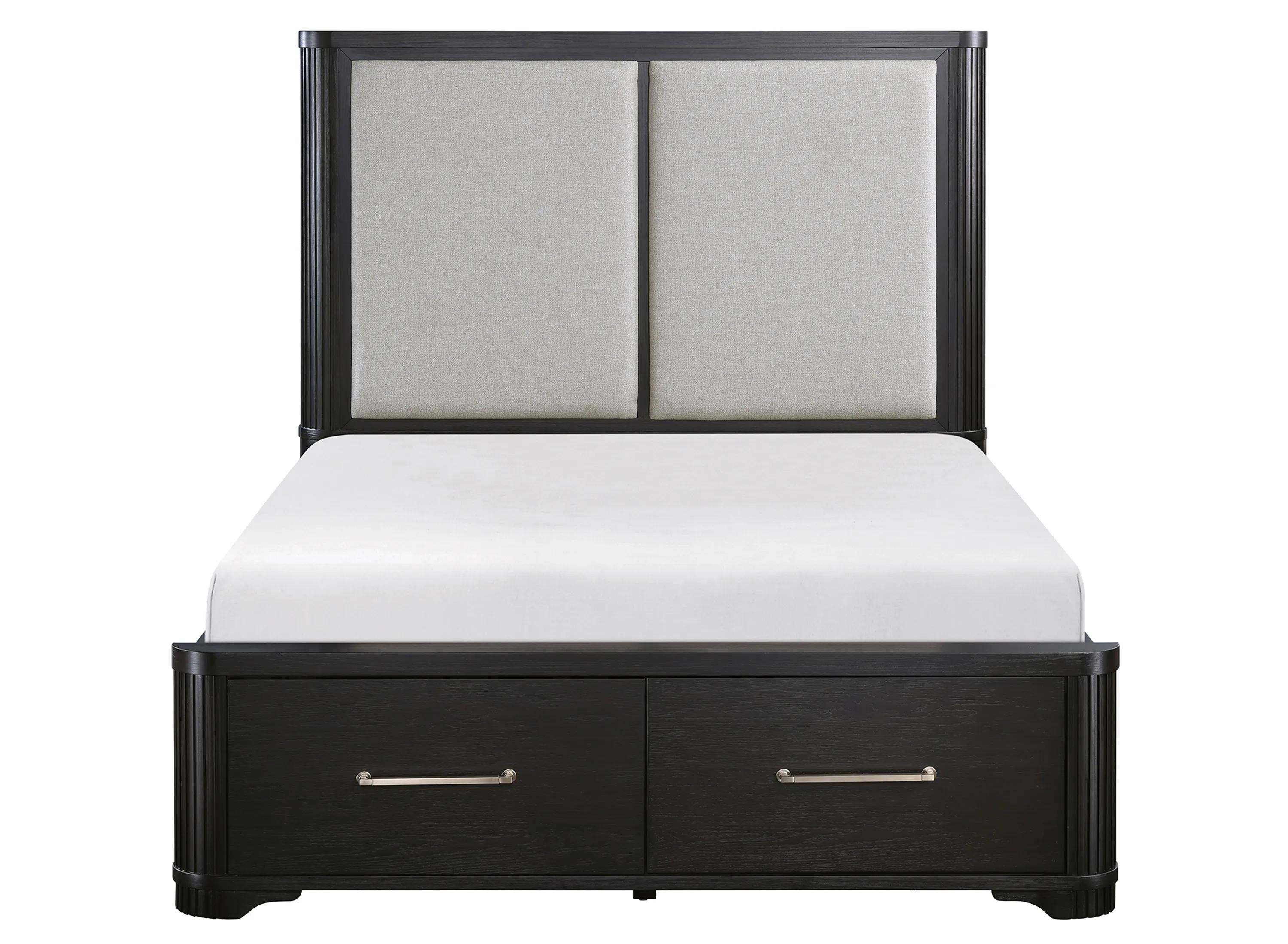 Maypop Platform Bed w/ Footboard Storage
