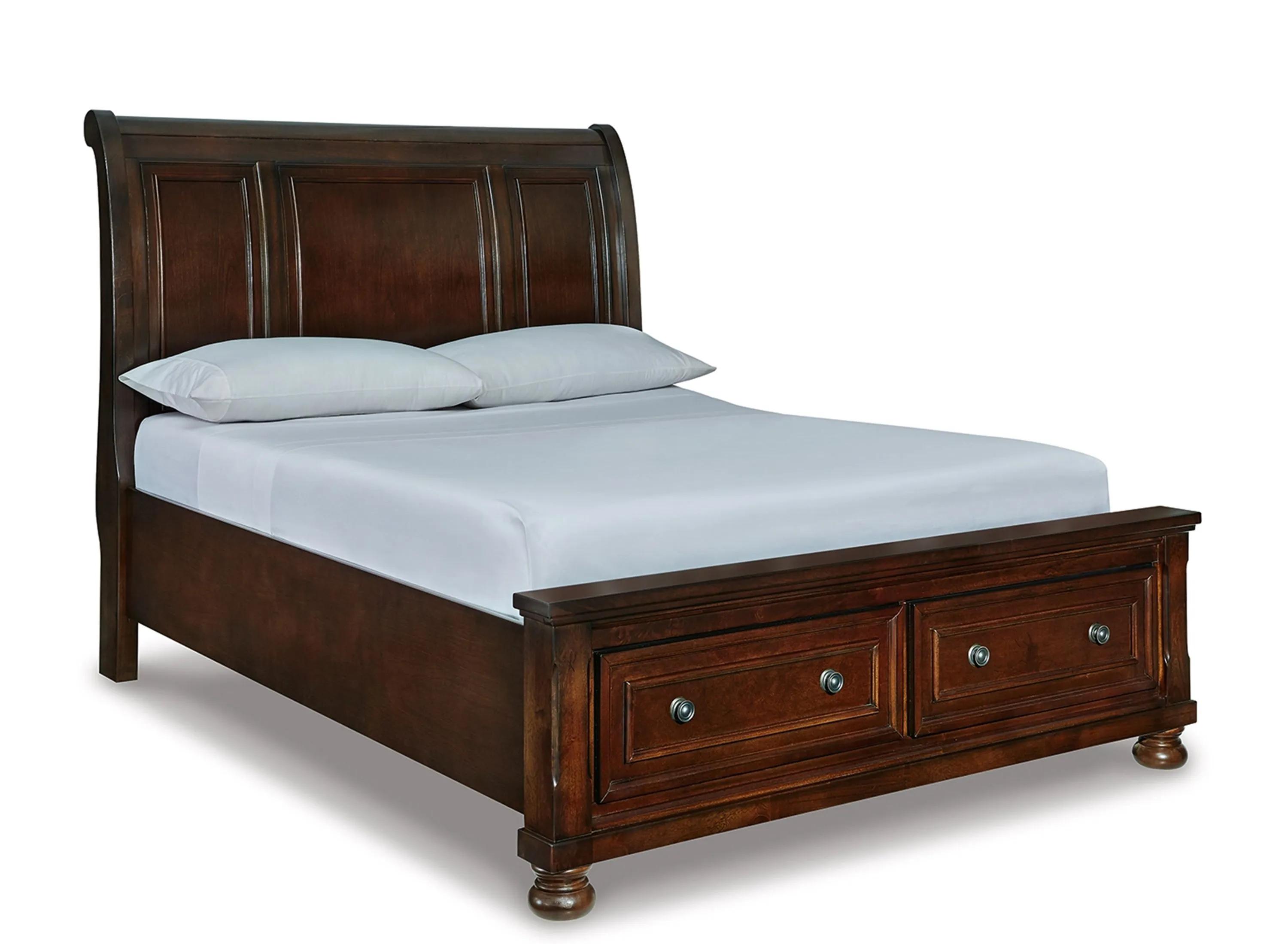 Porter Sleigh storage Bed