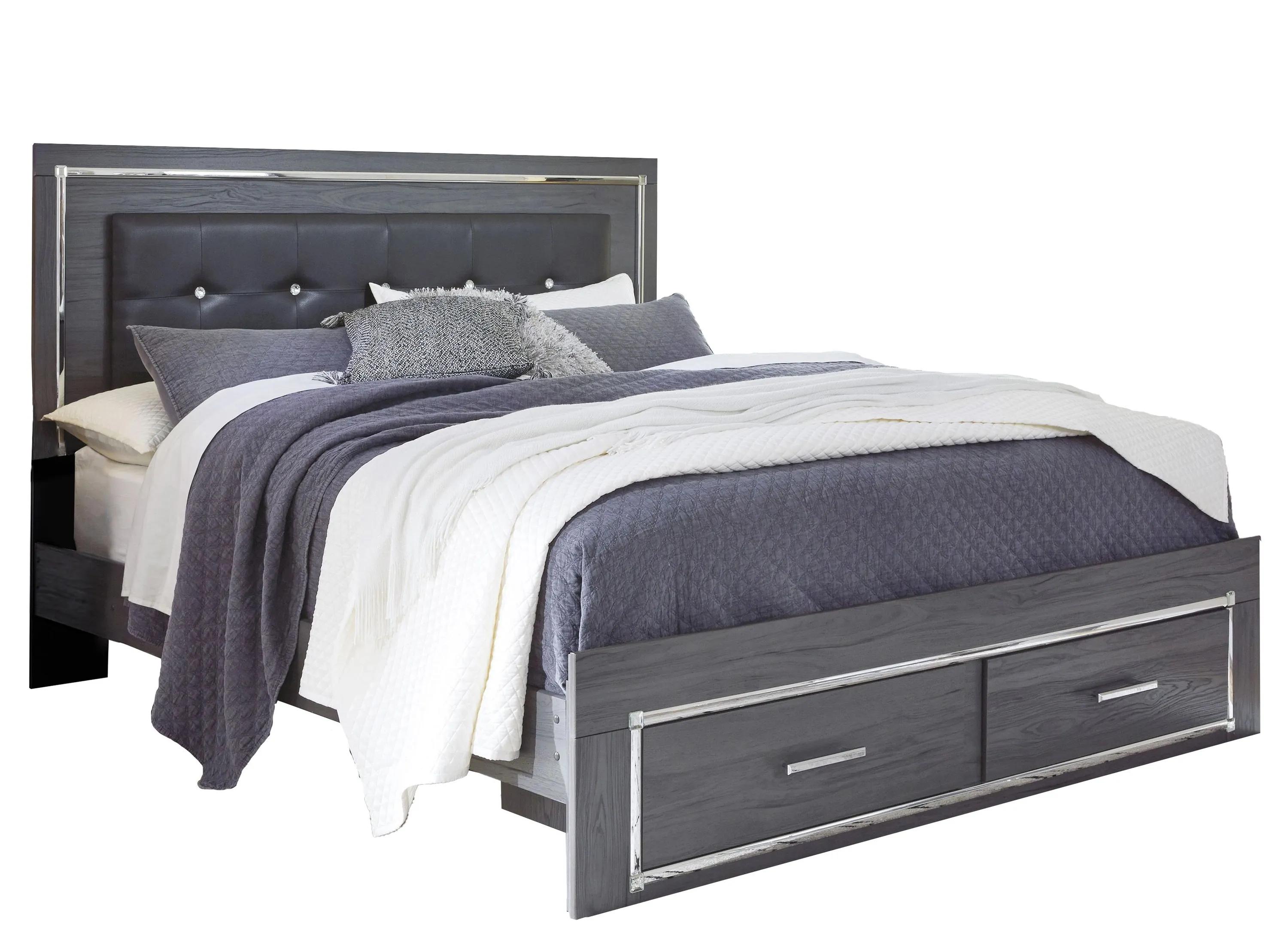 Lodanna Panel Bed with Storage