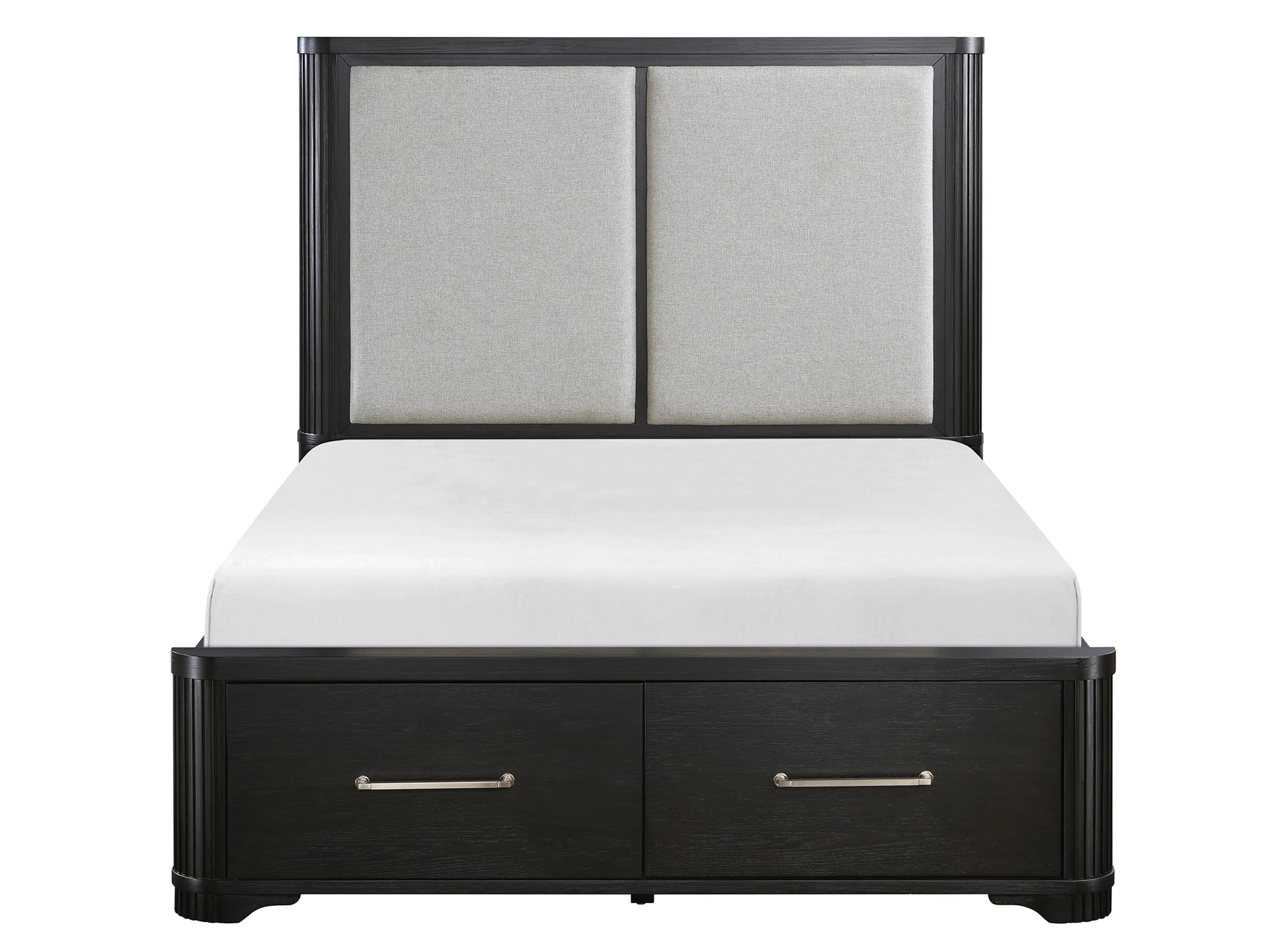 Maypop Platform Bed w/ Footboard Storage