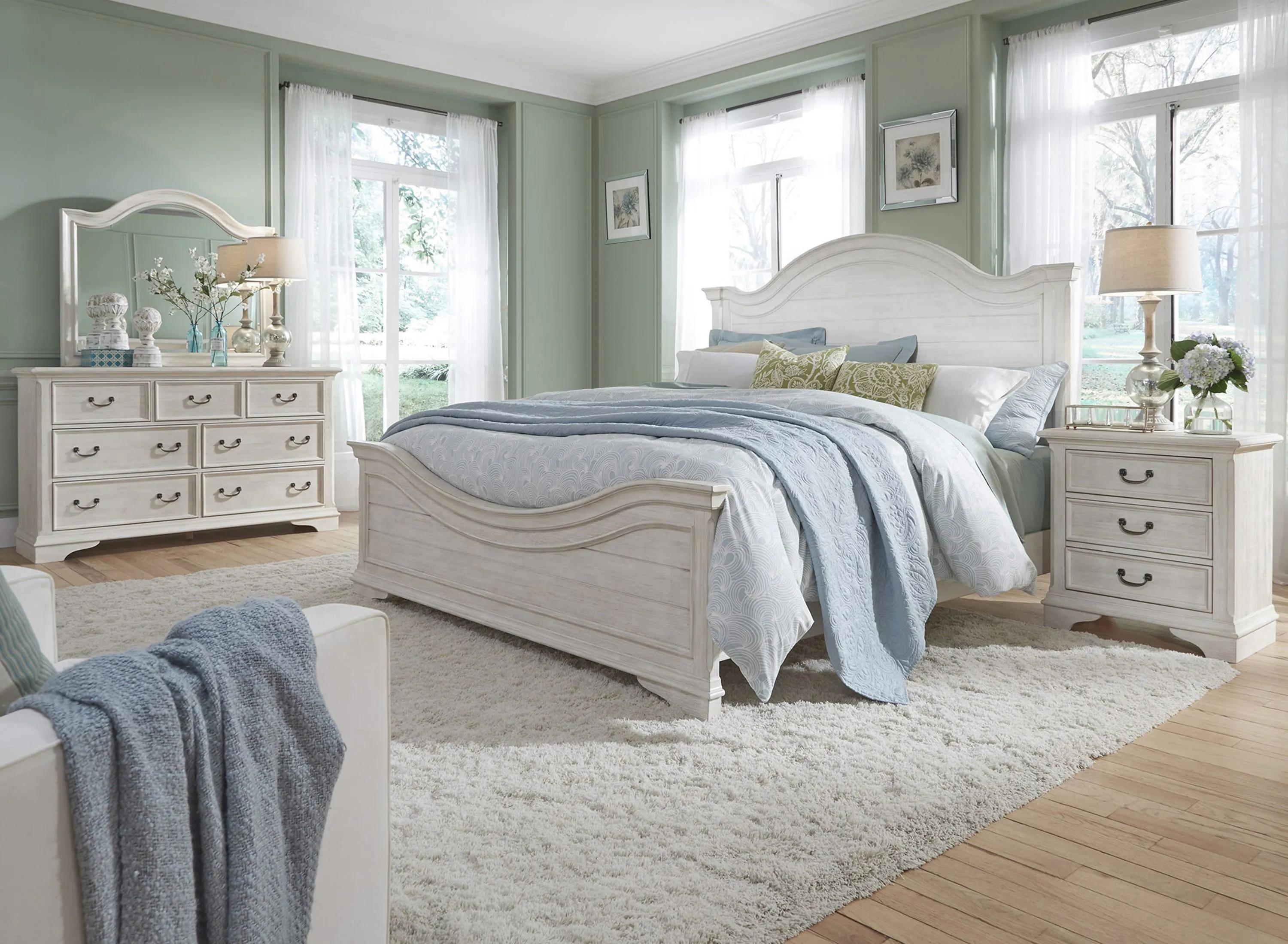 594249130 Decatur 4-pc. Bedroom w/ 1 Drawer Nightstand sku 594249130
