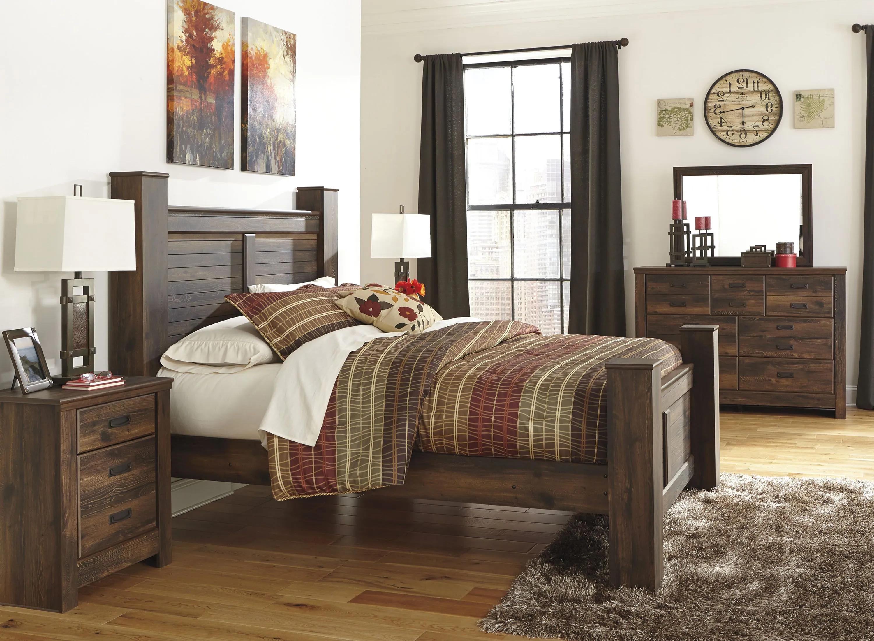 Quinden 4-pc. Bedroom Set w/ Poster Bed
