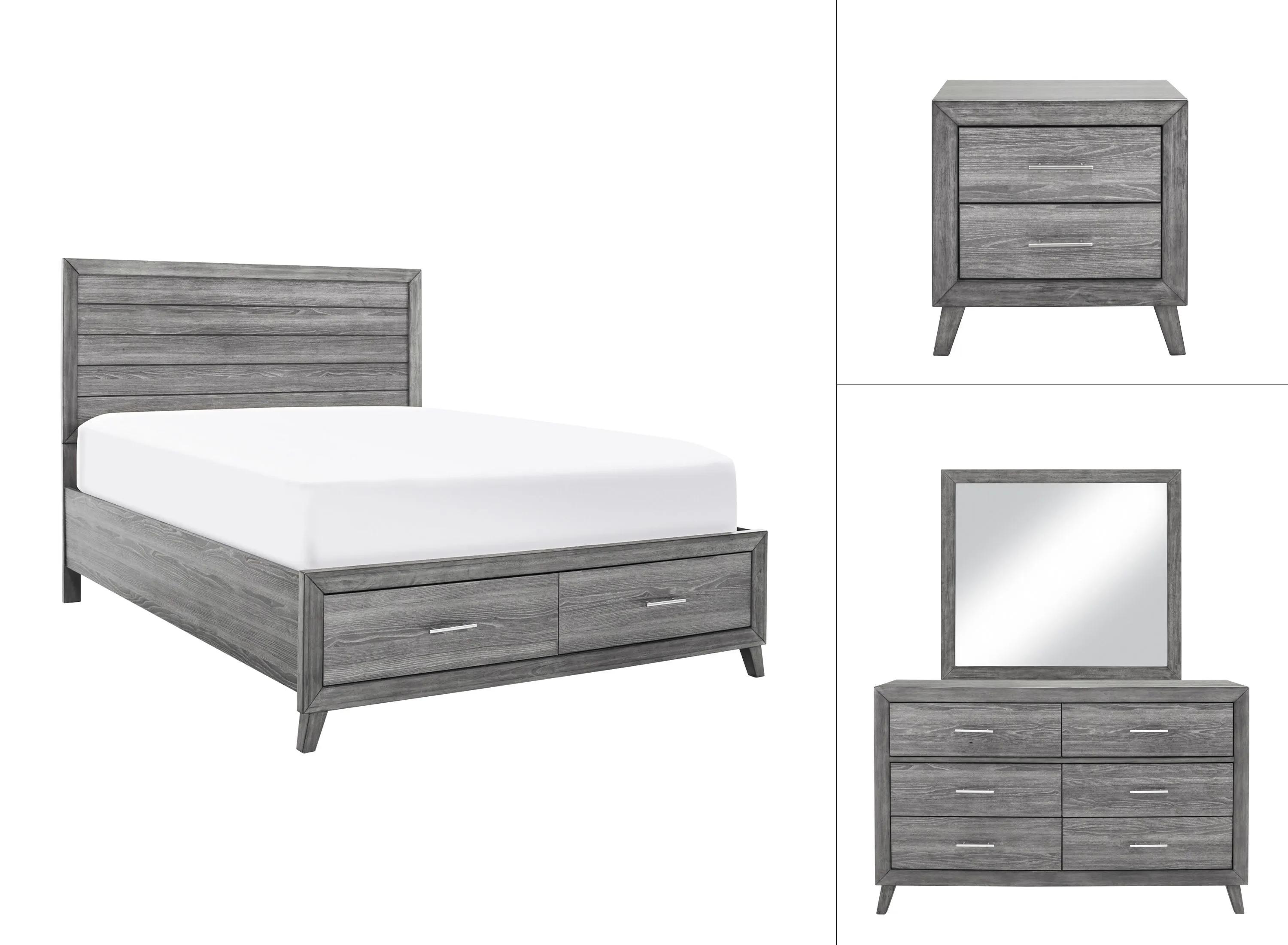 596116888 Tobyn 4-pc. Platform Bedroom Set w/ Storage Bed sku 596116888