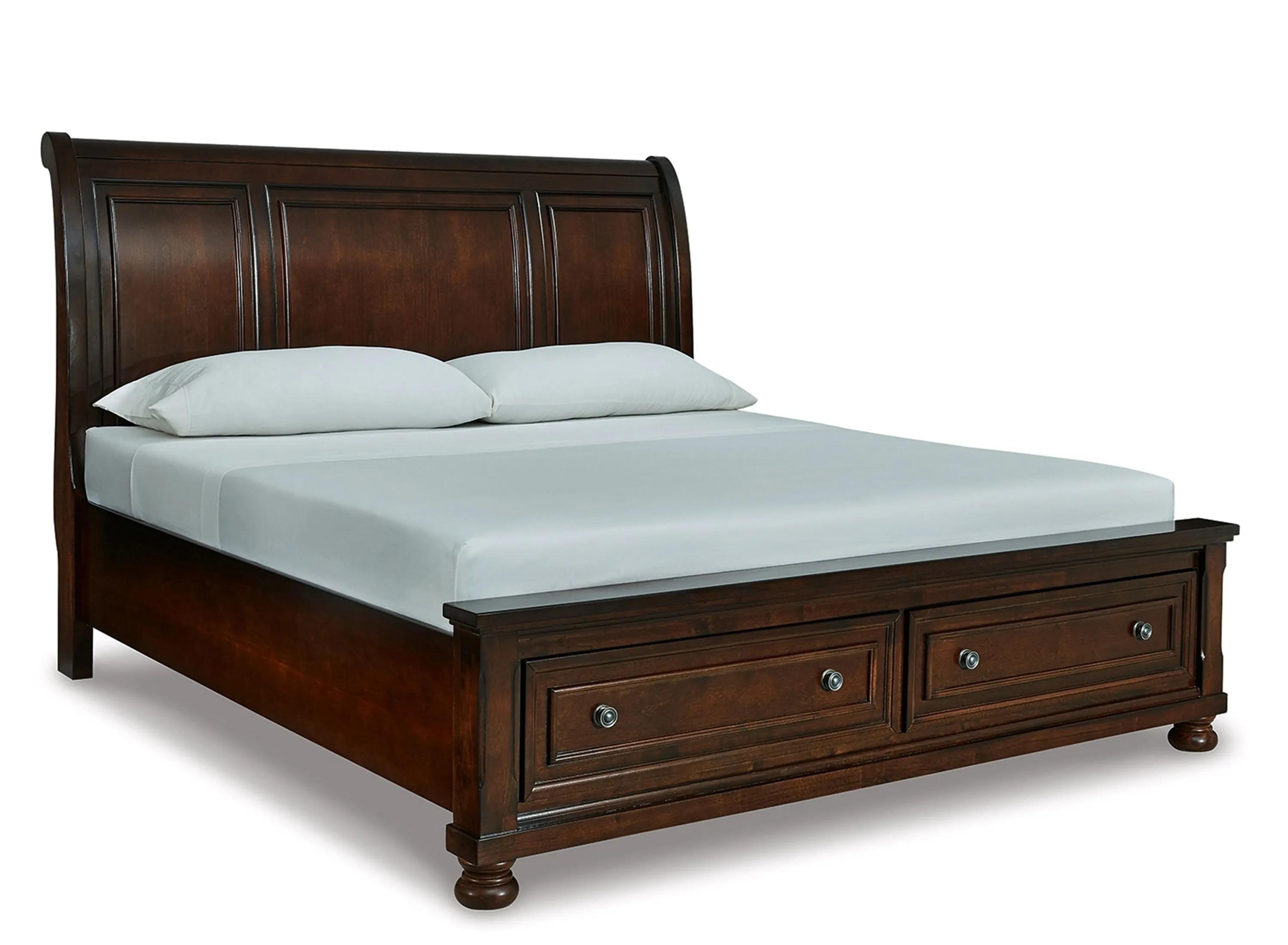 Porter Sleigh storage Bed