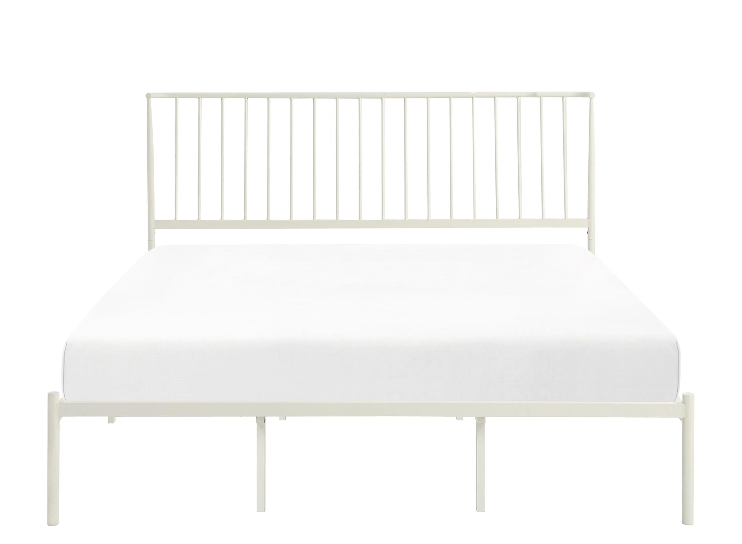 Fawn King Metal Platform Bed