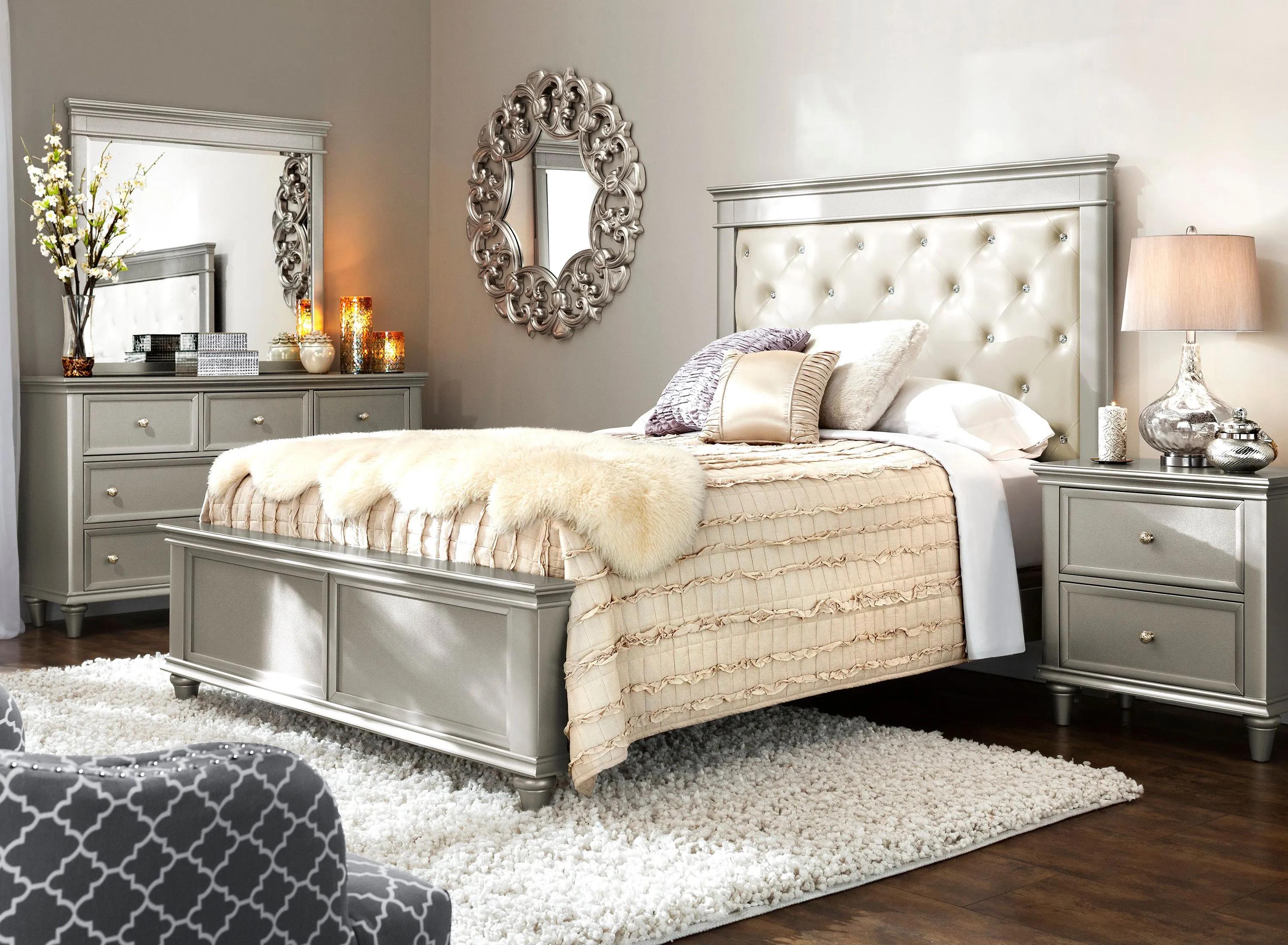 Tiffany 4-pc. Upholstered Bedroom Set