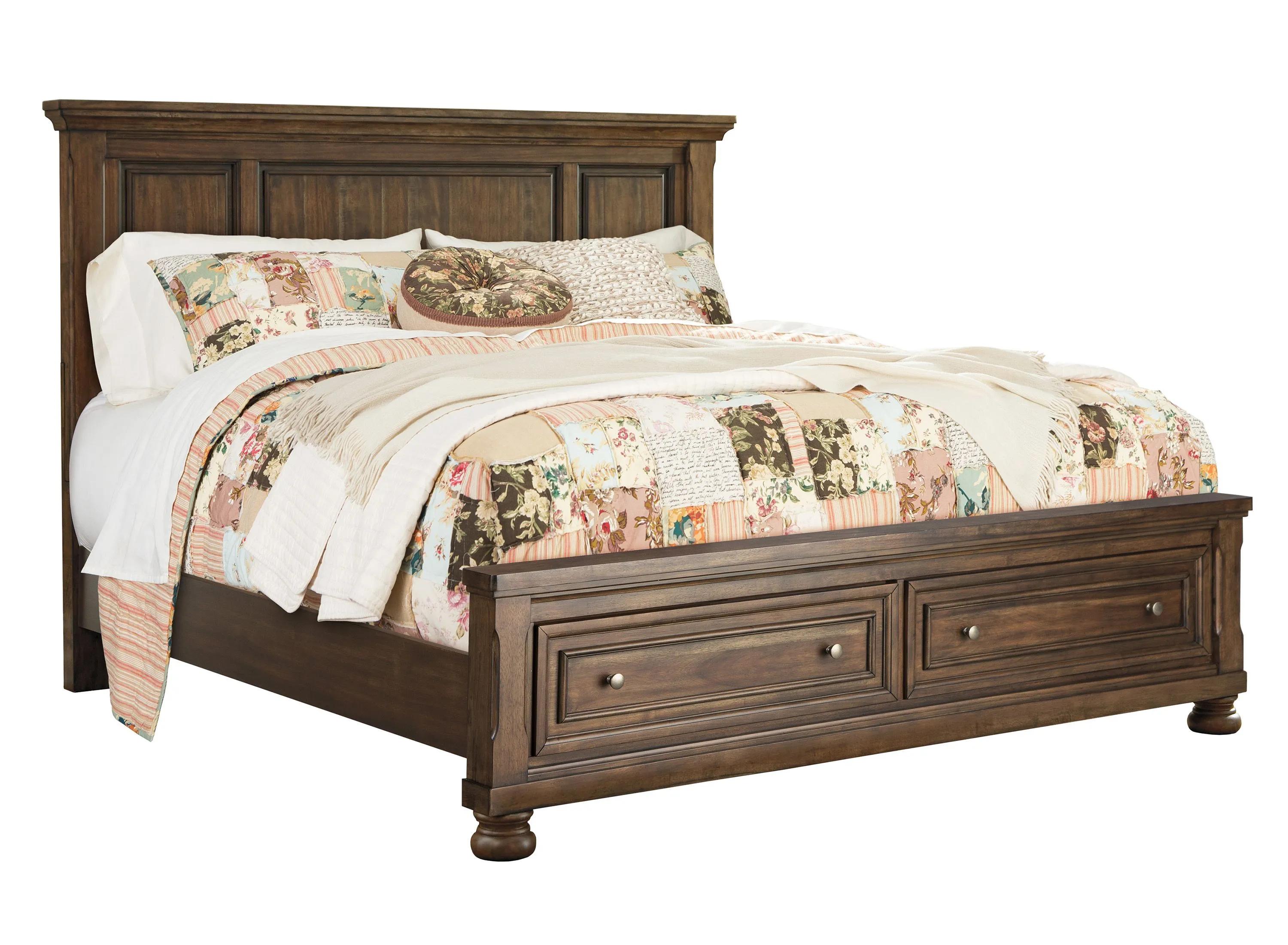 Flynnter King Panel Storage Bed