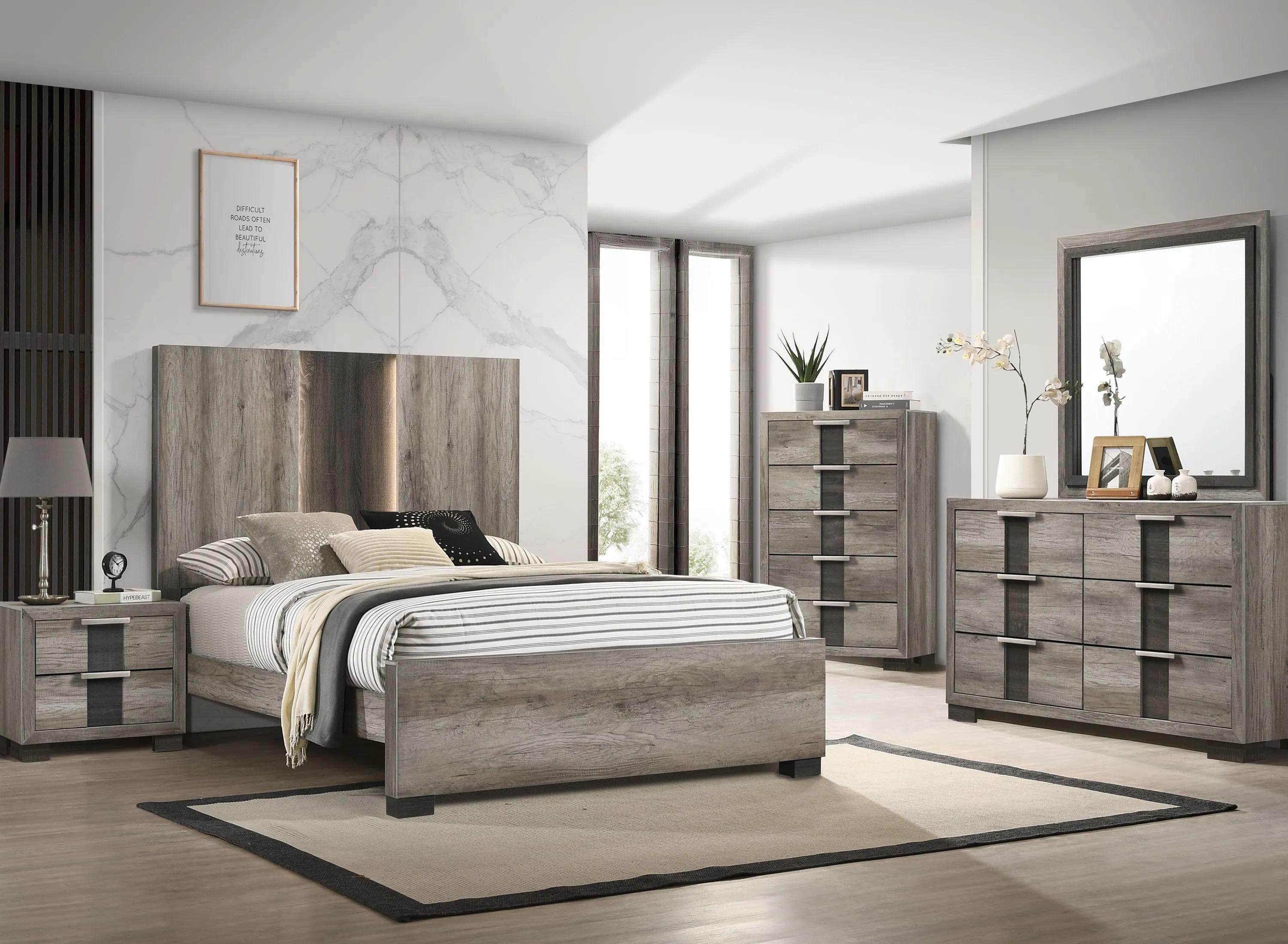 598185240 Rangley 5-Pc King Bedroom Set sku 598185240