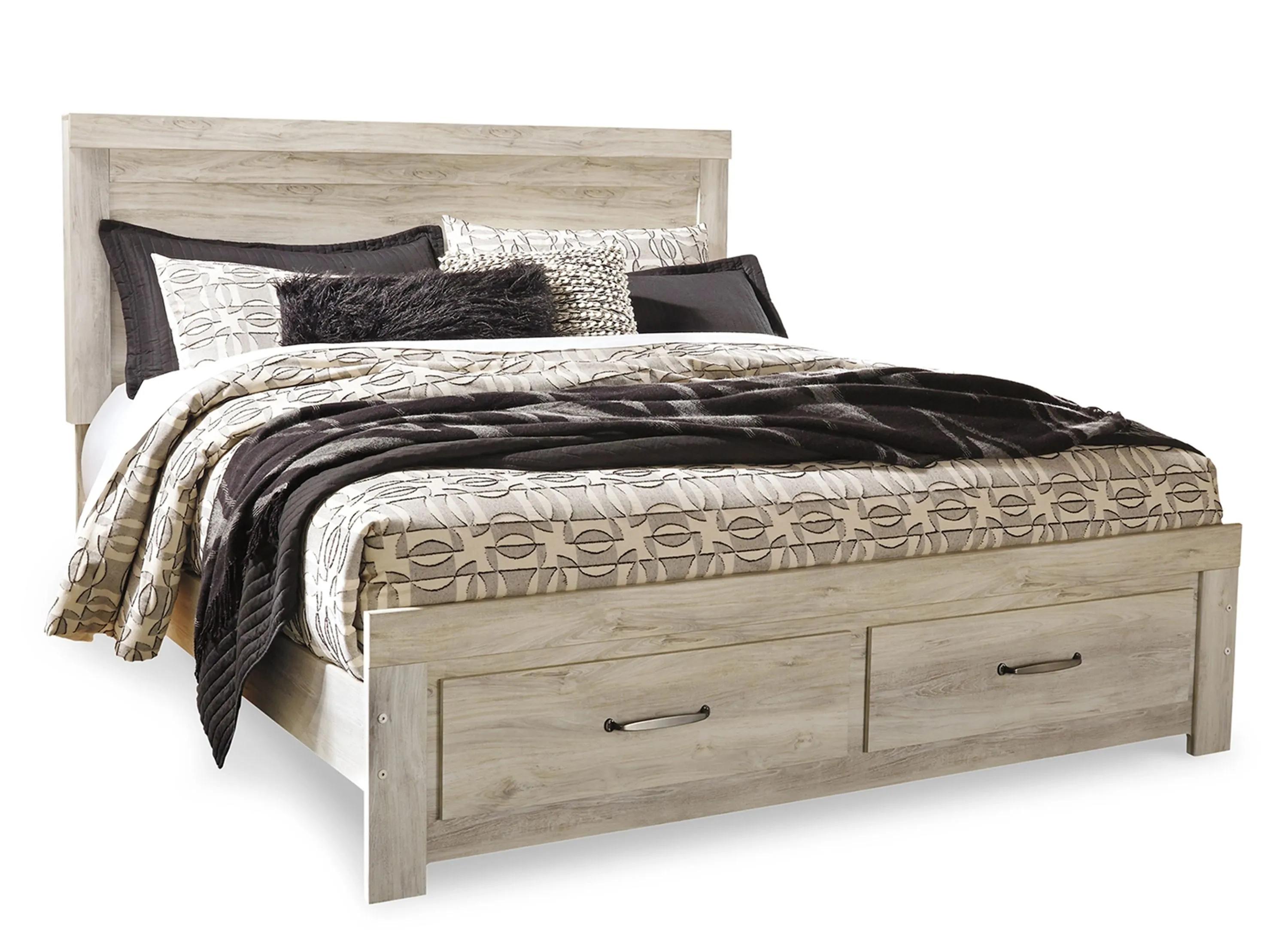 Bellaby King Platform Bed with 2 Storage