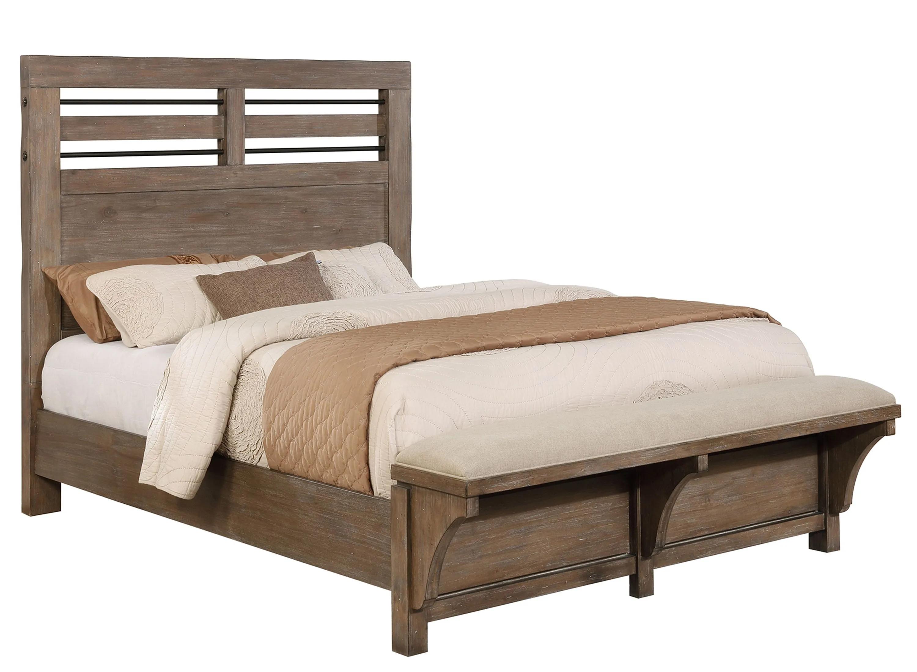 Round Rock Panel Bed