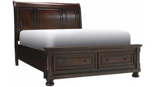 Donegan Sleigh Platform Storage Bed