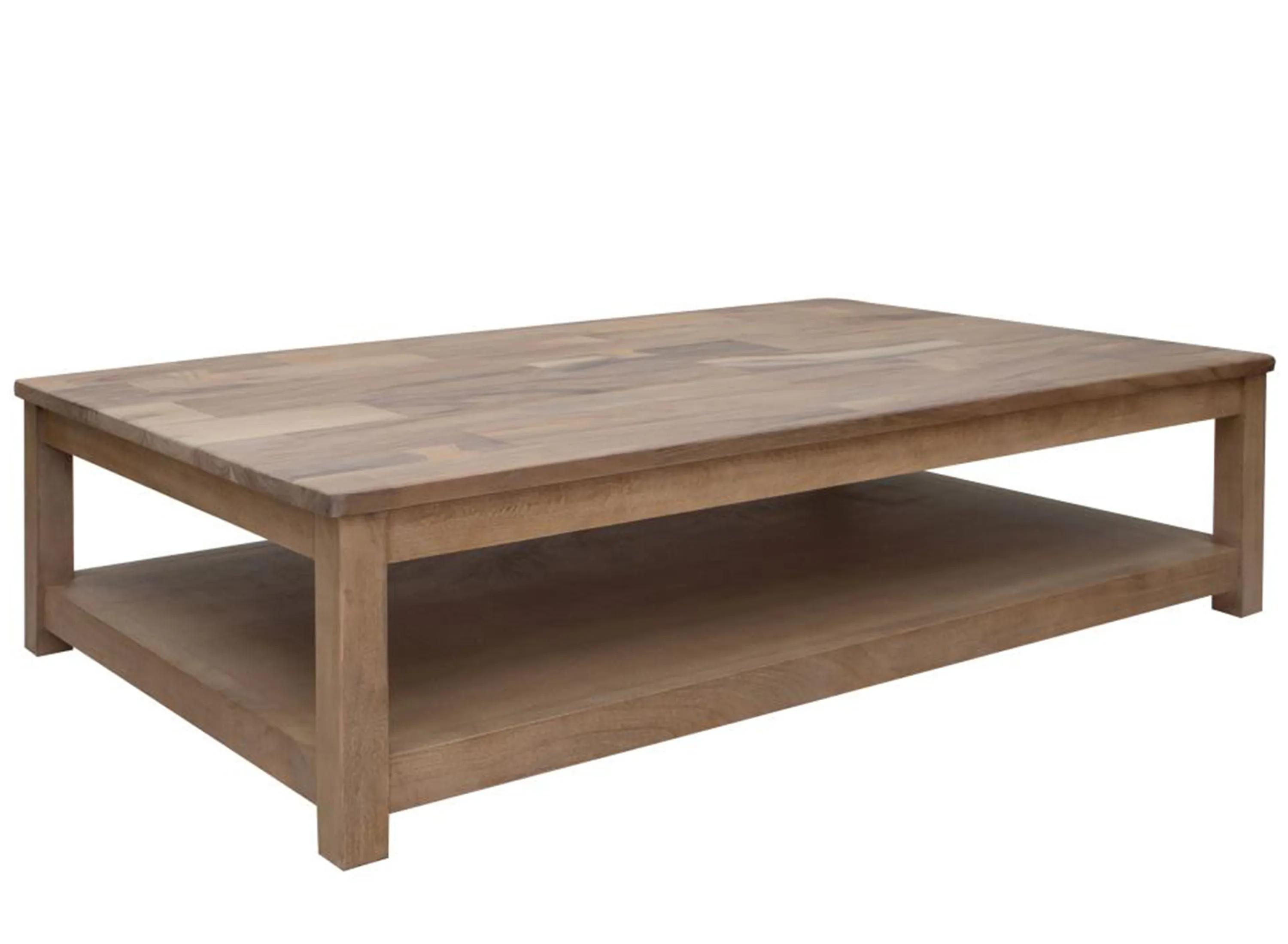 Natural Parota Deluxe Cocktail Table