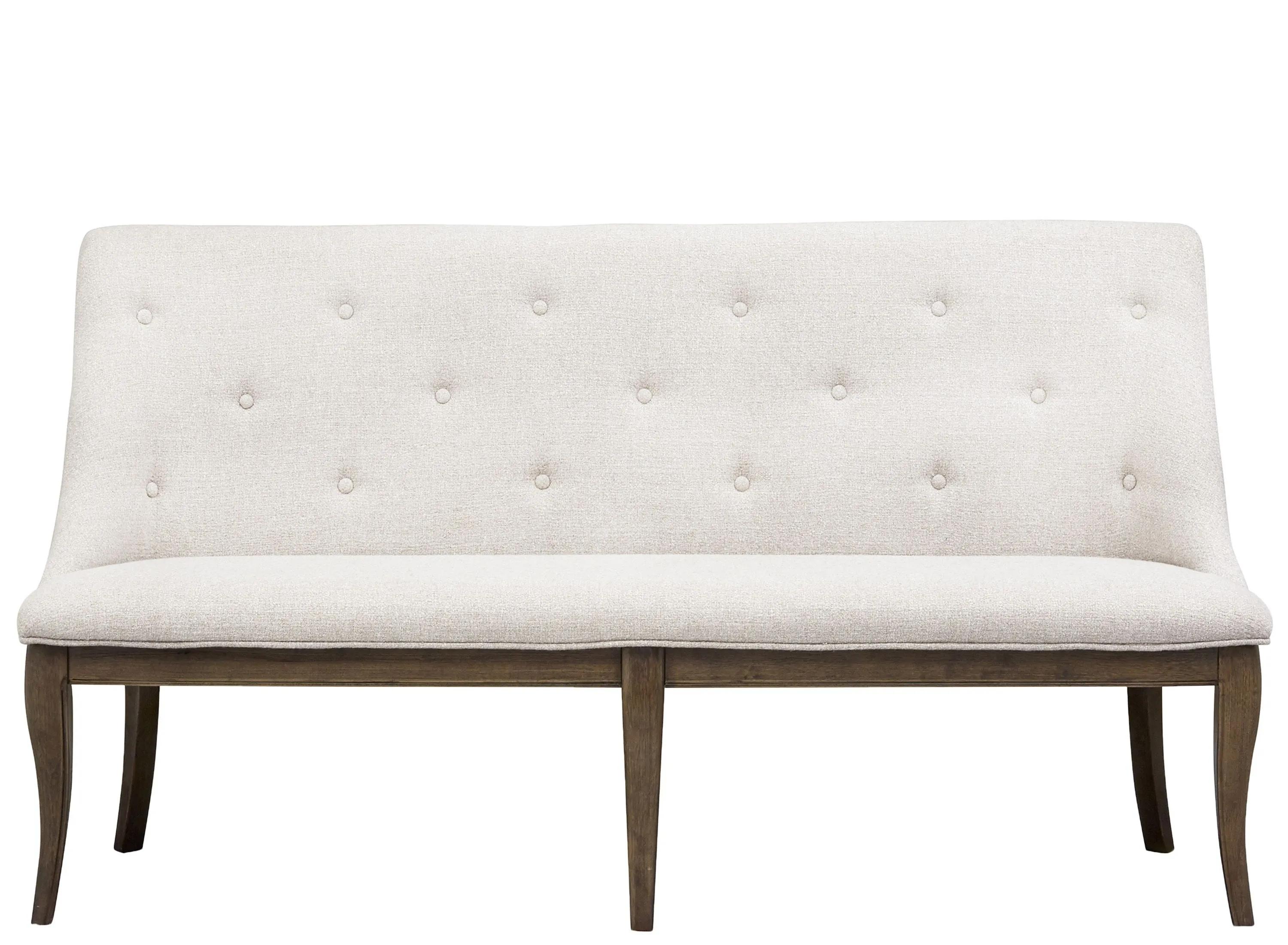 632166870 Roxbury Manor Bench w/ Upholstered Seat and Back sku 632166870