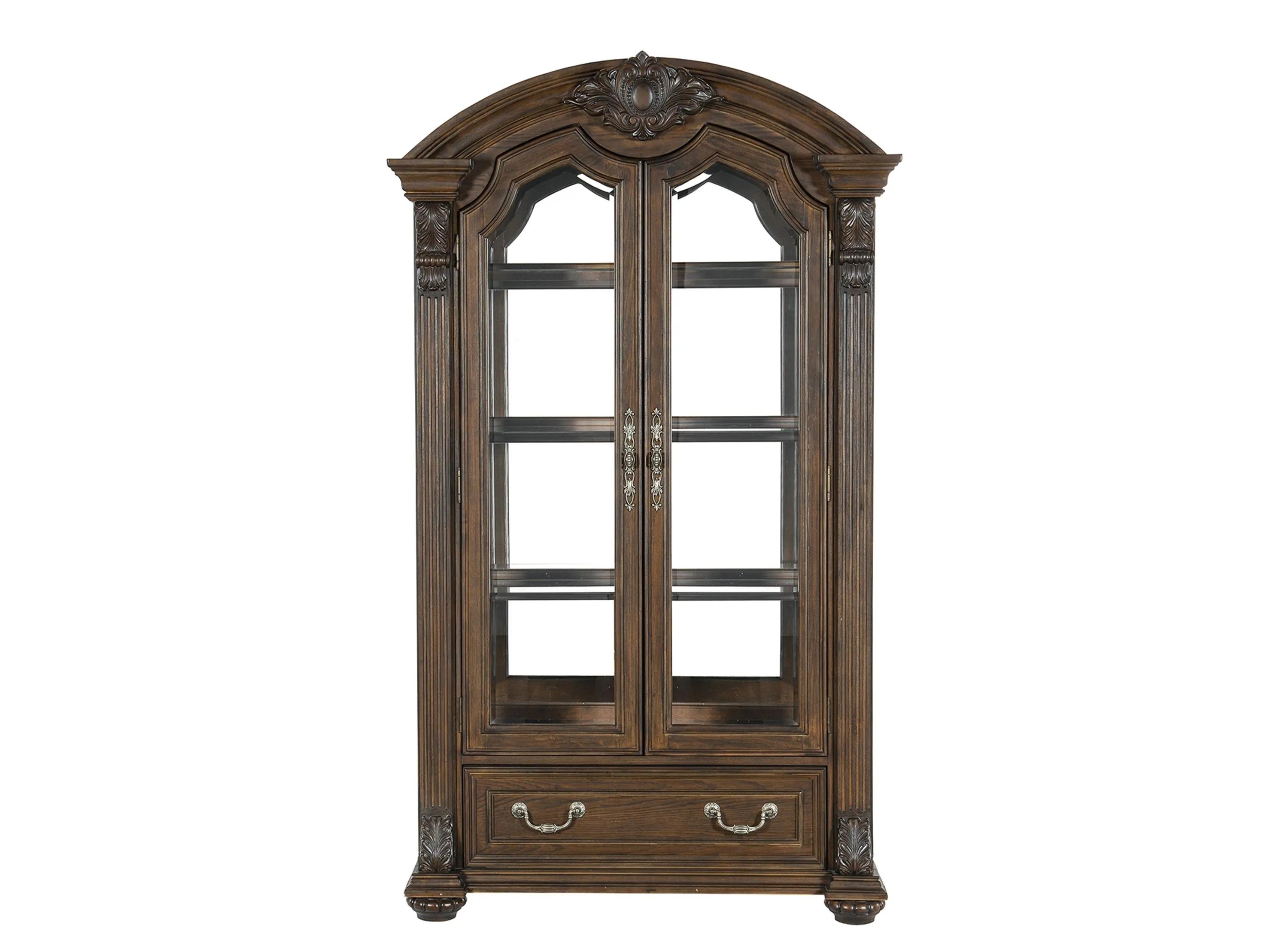 Wellington Dining Room Curio With Led Lighting
