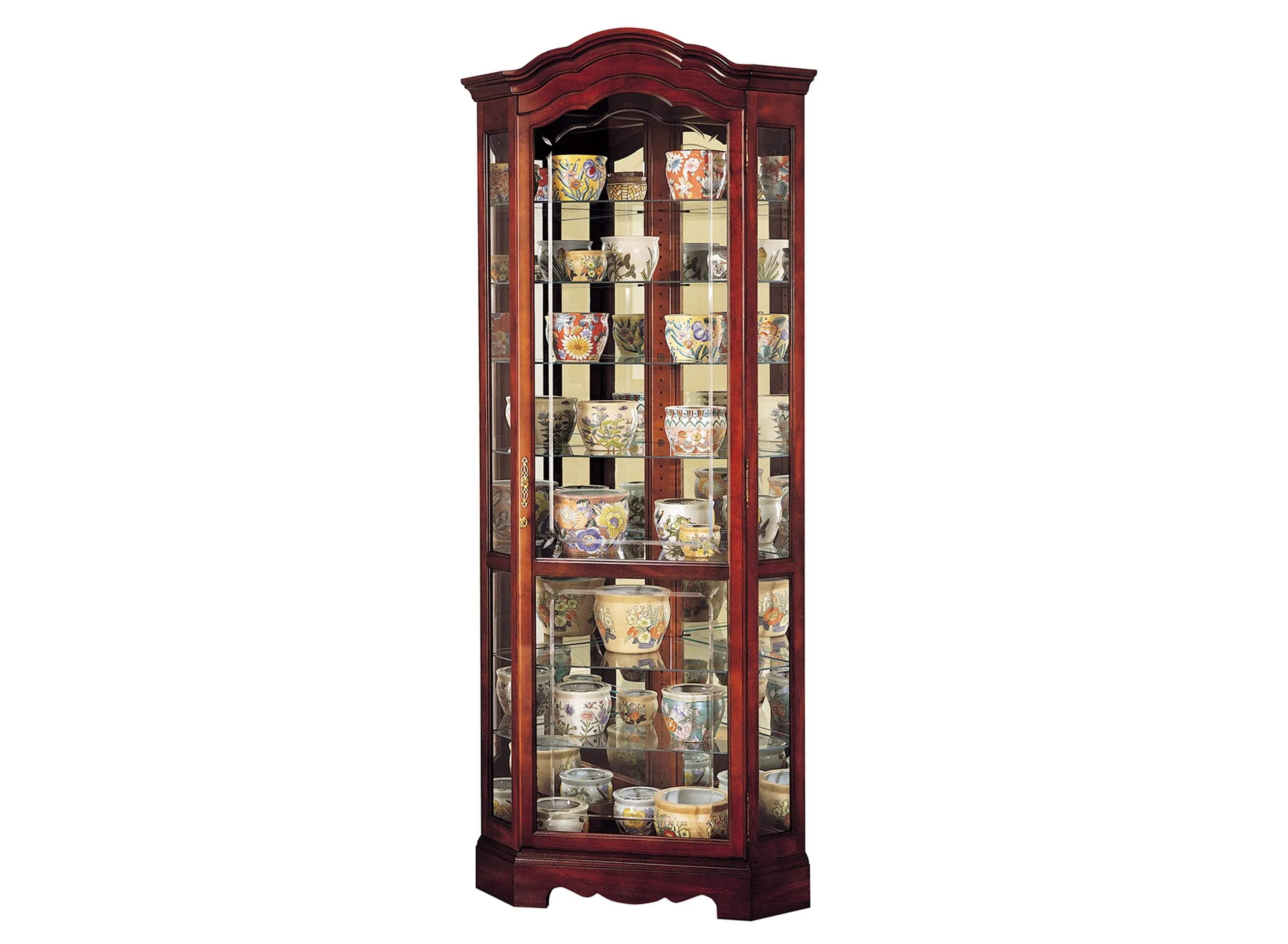 Jamestown Corner Curio Cabinet